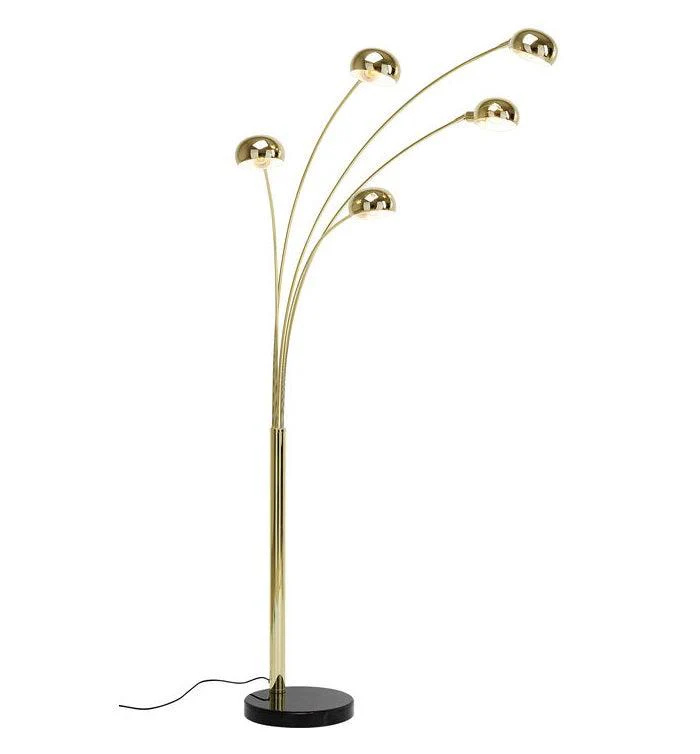 Lampa podłogowa FIVE FINGERS złoty