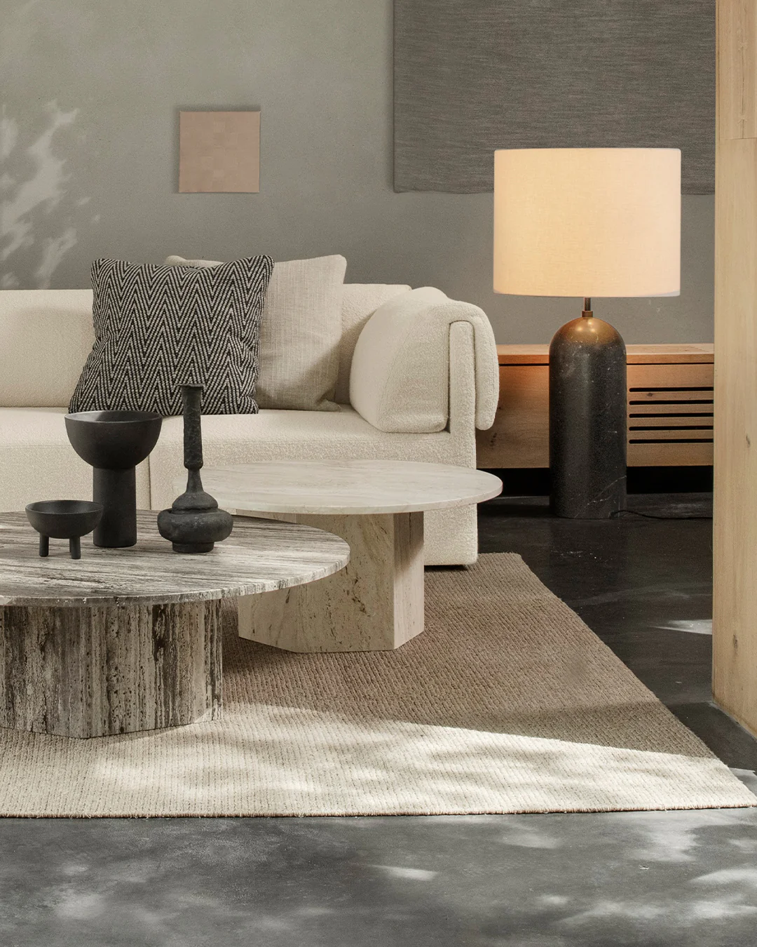 Lampa podłogowa GRAVITY XL czarny marmur - Image 6