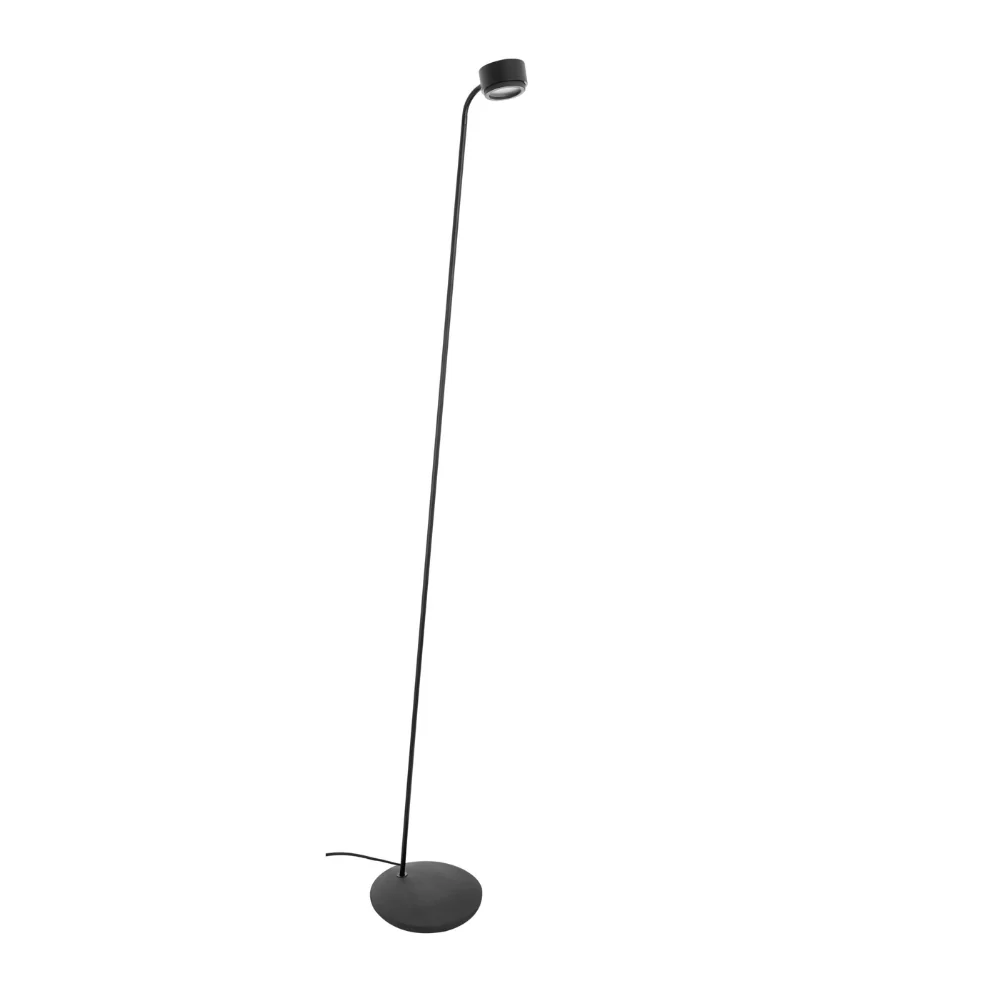 Lampa podłogowa do czytania JUBI aluminium z betonem