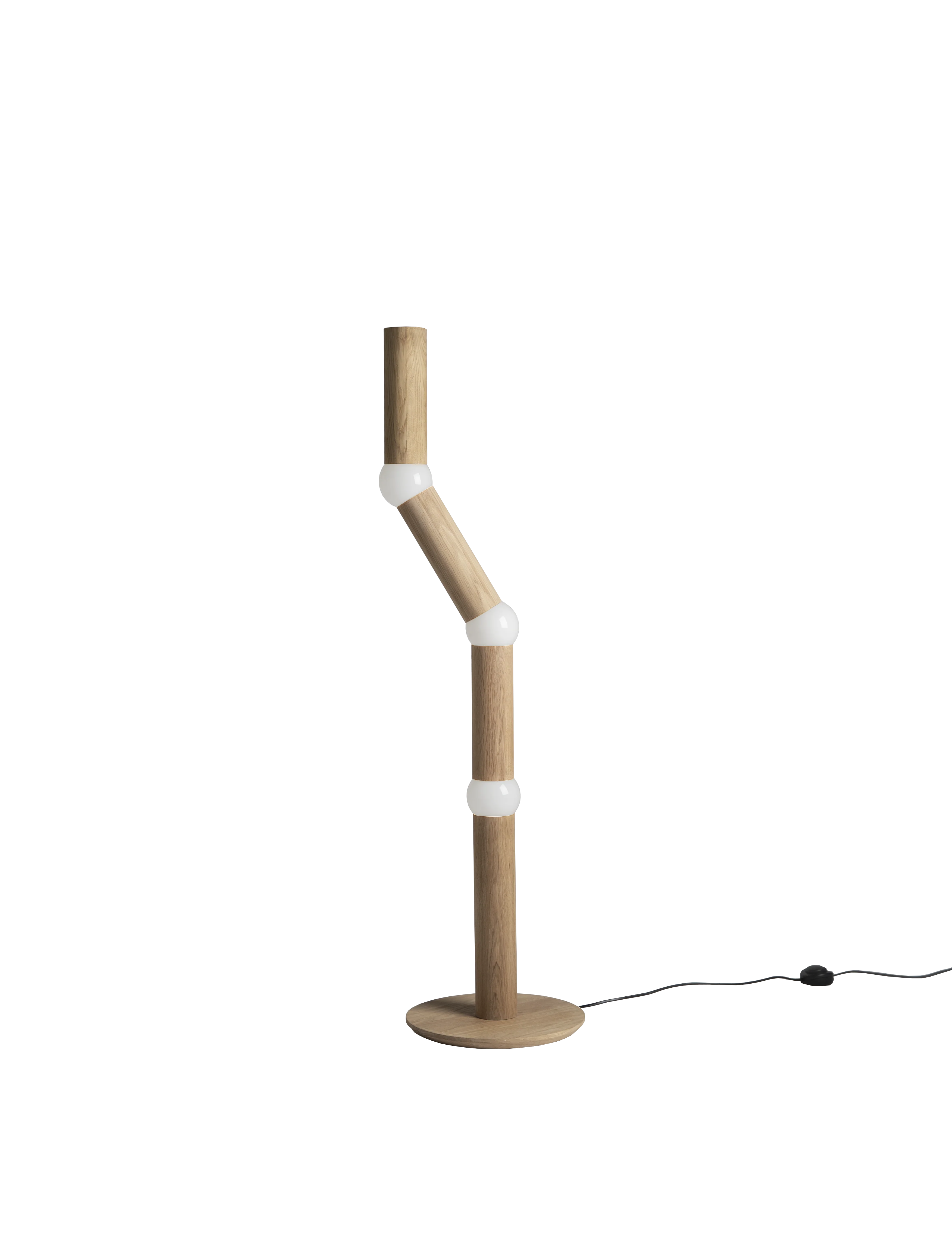 Lampa podłogowa LIGHTBONE dębowy - Image 3