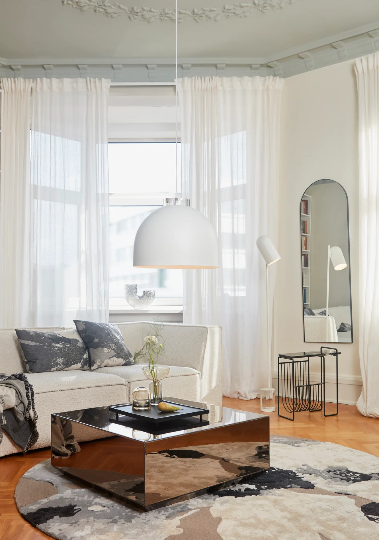 Lampa podłogowa LUCEO biały - Image 9