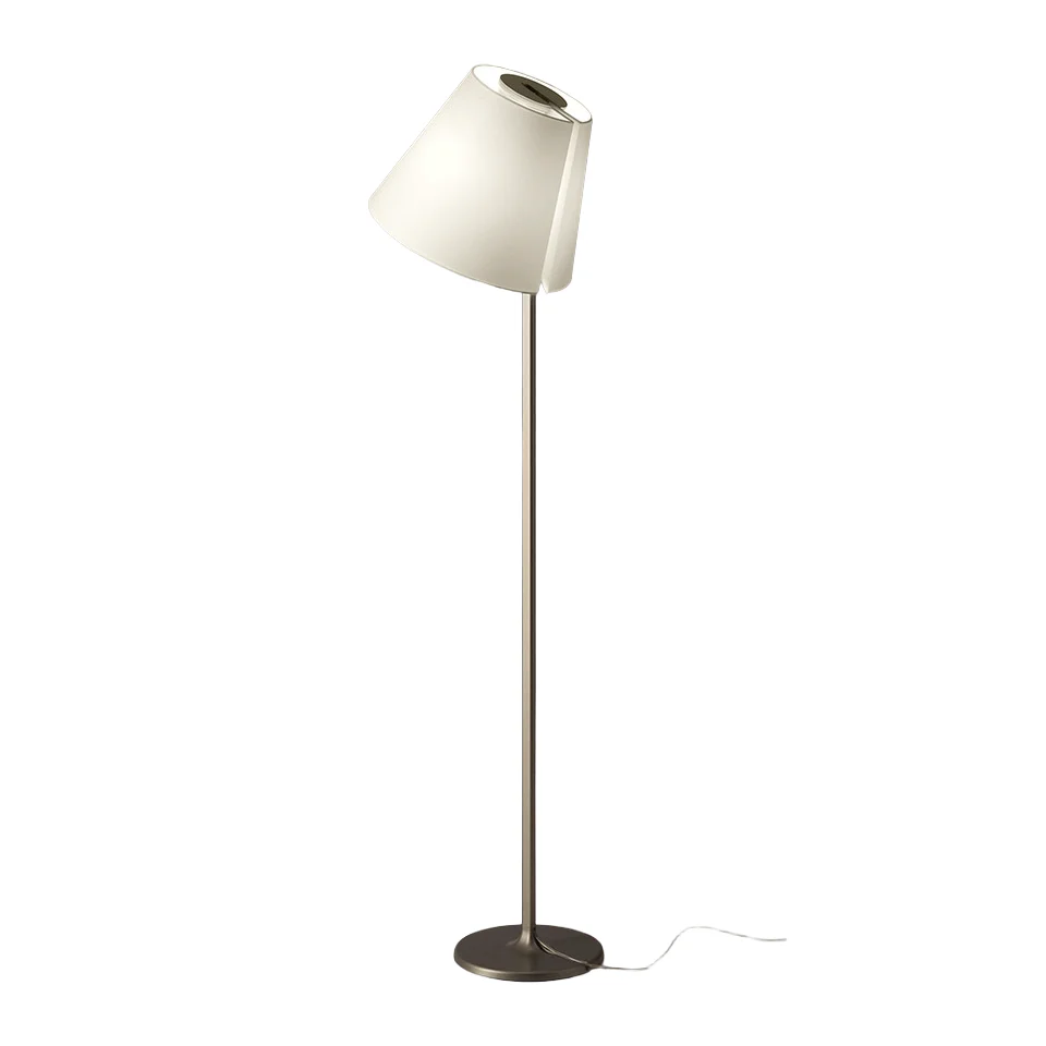 Lampa podłogowa MELAMPO brązowa podstawa