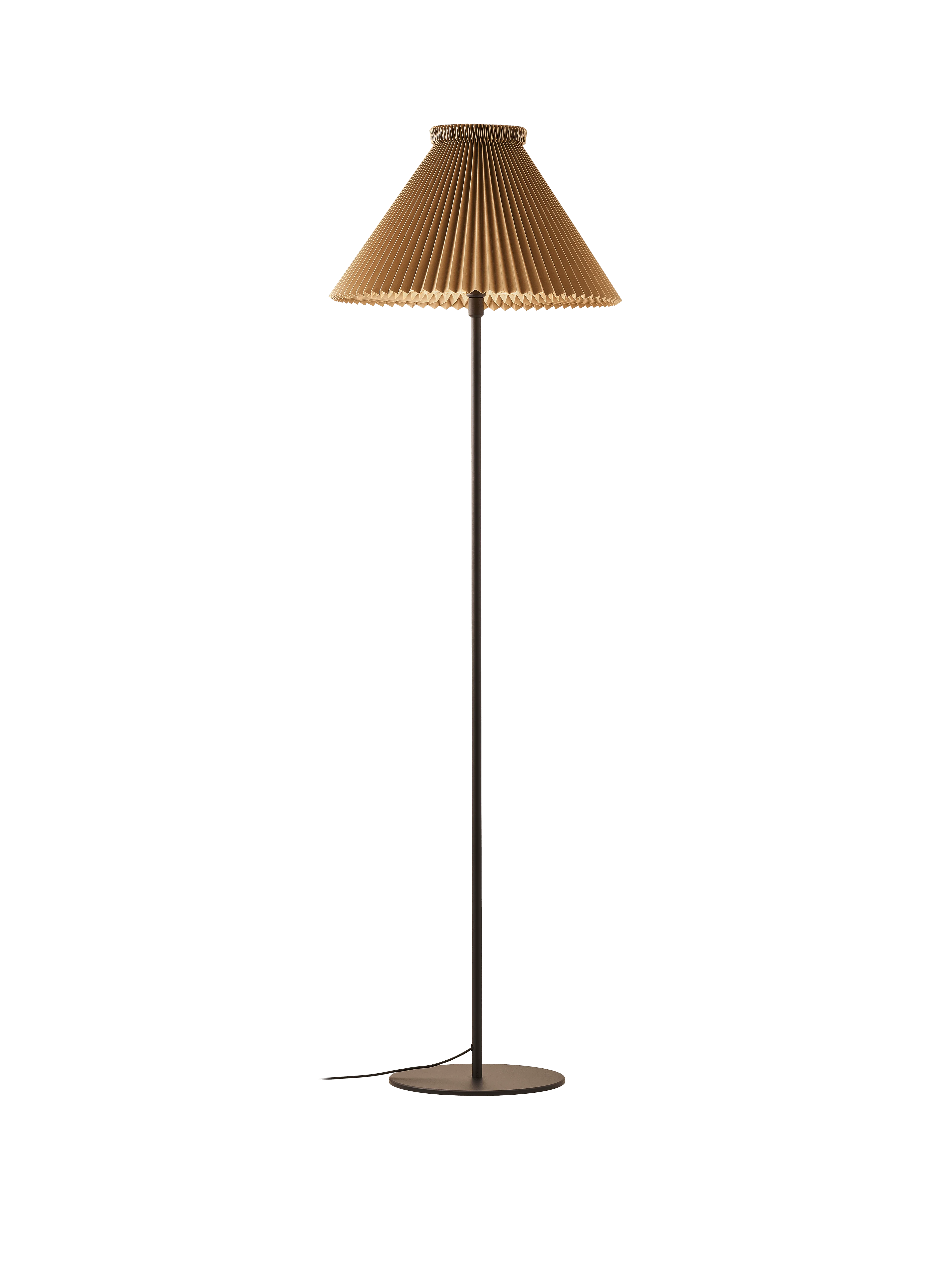 Lampa podłogowa MODEL 334 musztardowy z czarną podstawą - Image 4