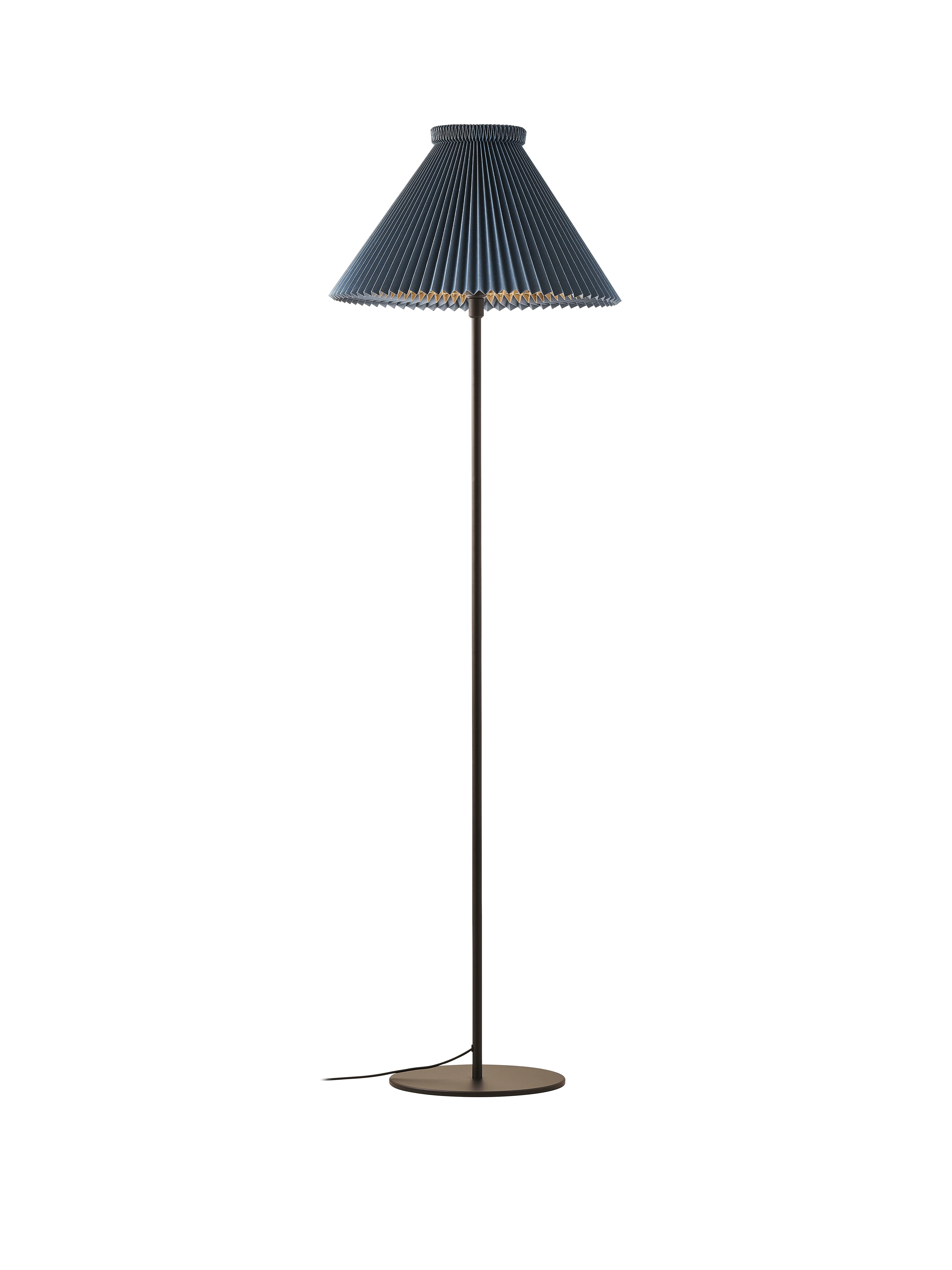 Lampa podłogowa MODEL 334 niebieski z czarną podstawą - Image 3