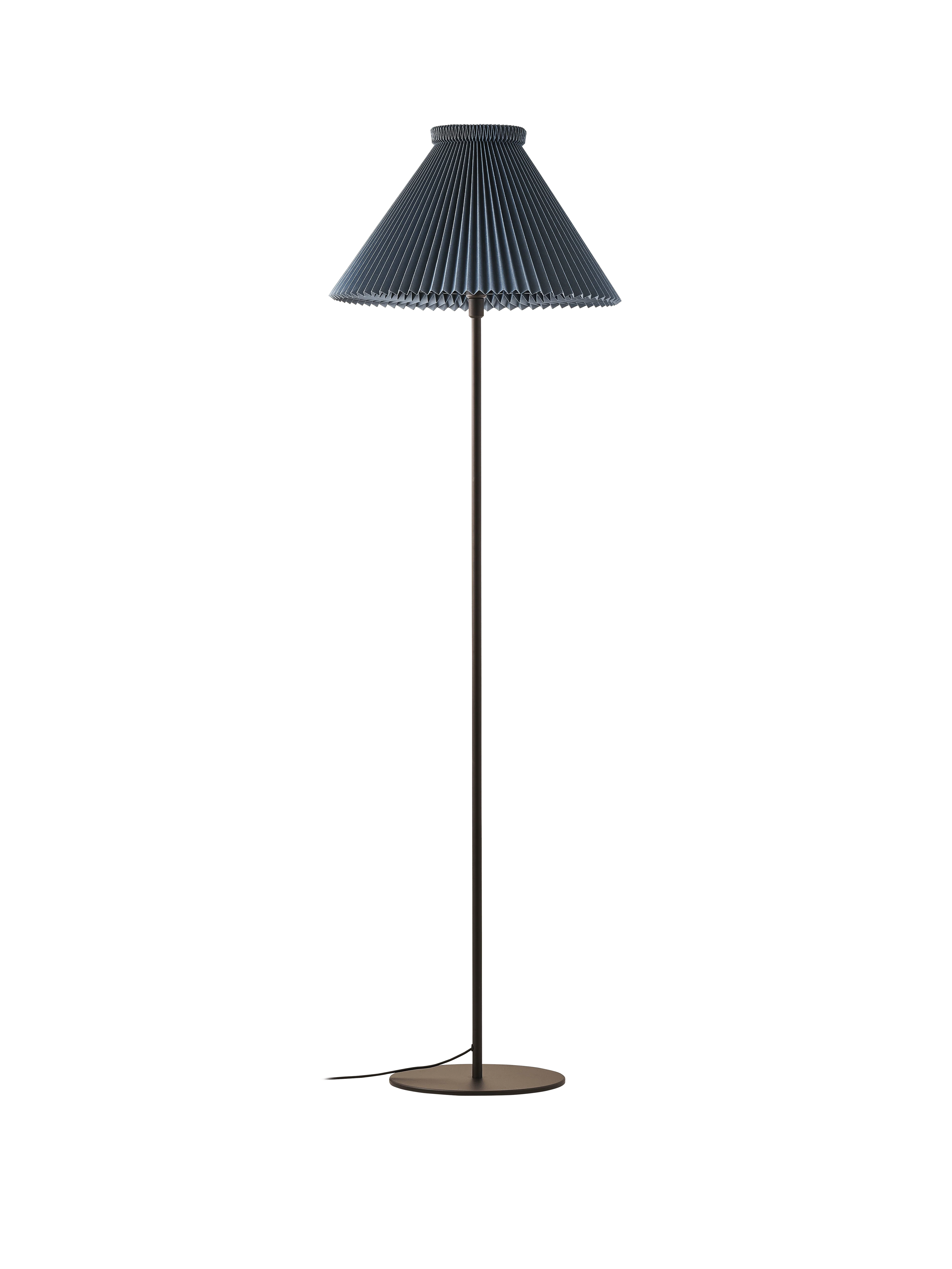 Lampa podłogowa MODEL 334 niebieski z czarną podstawą - Image 4