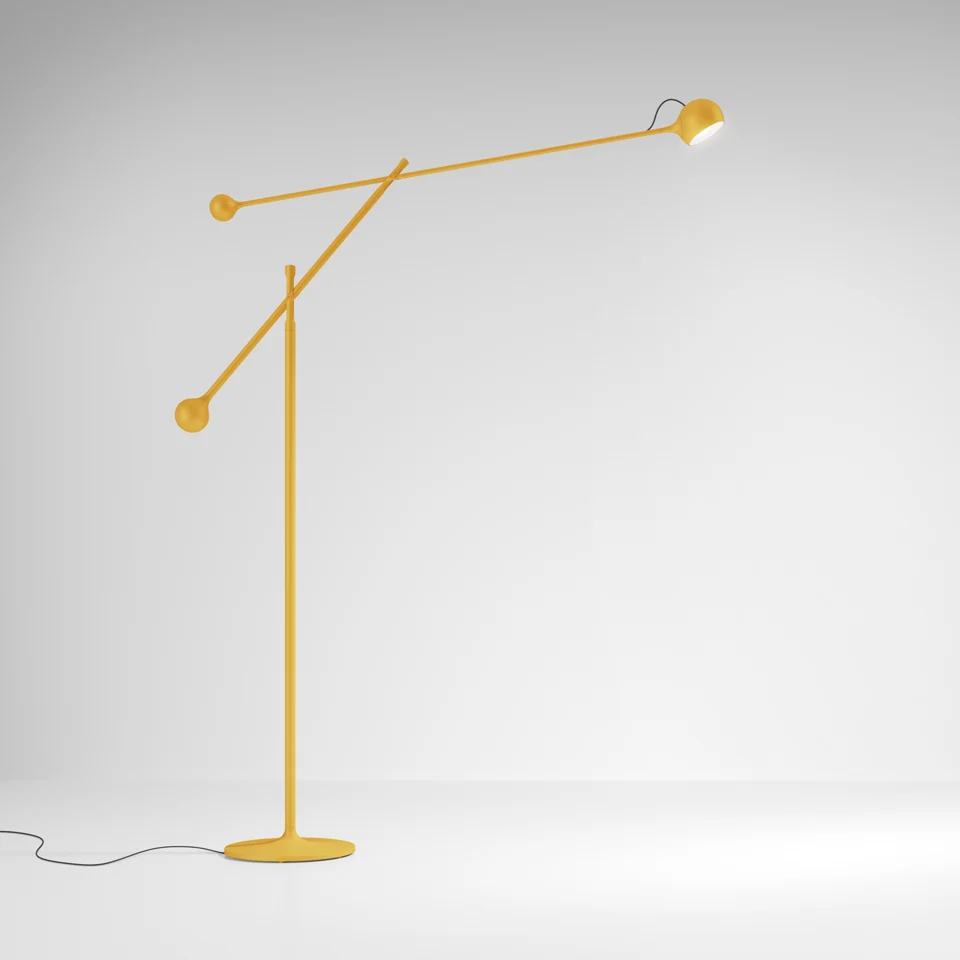 Lampa podłogowa regulowana IXA słoneczny żółty - Image 3