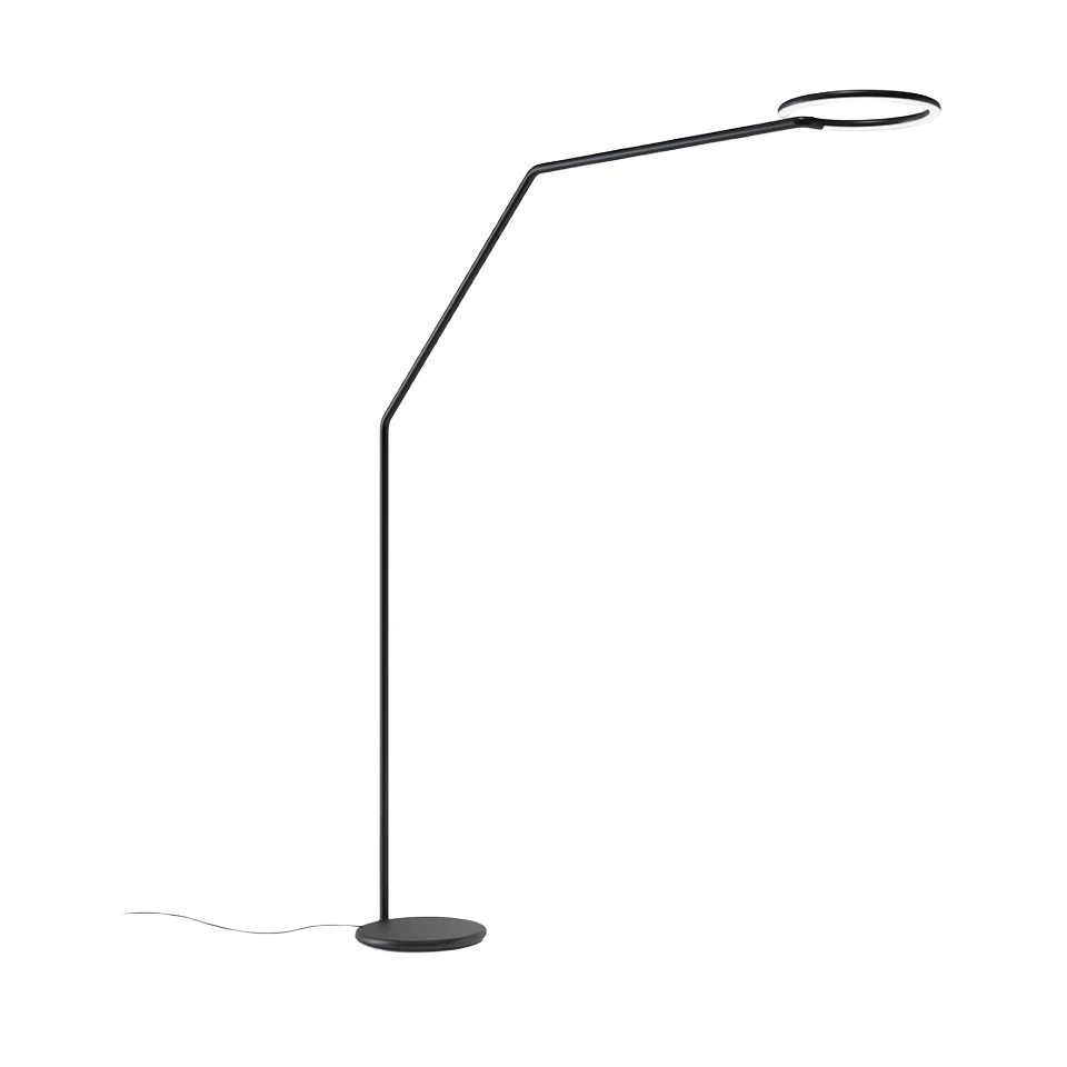 Lampa podłogowa na wysięgniku VINE LIGHT czarny