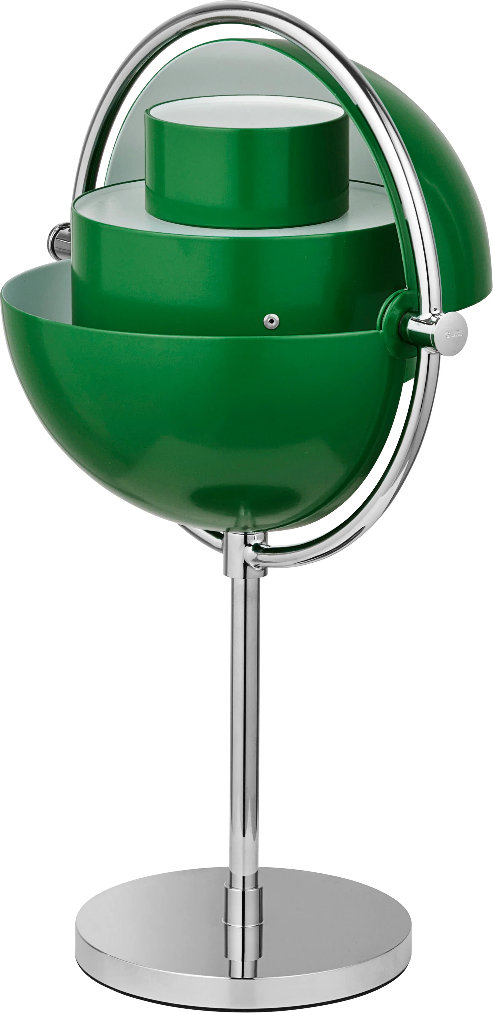 Lampa przenośna MULTI-LITE zielony z chromowaną podstawą - Image 5
