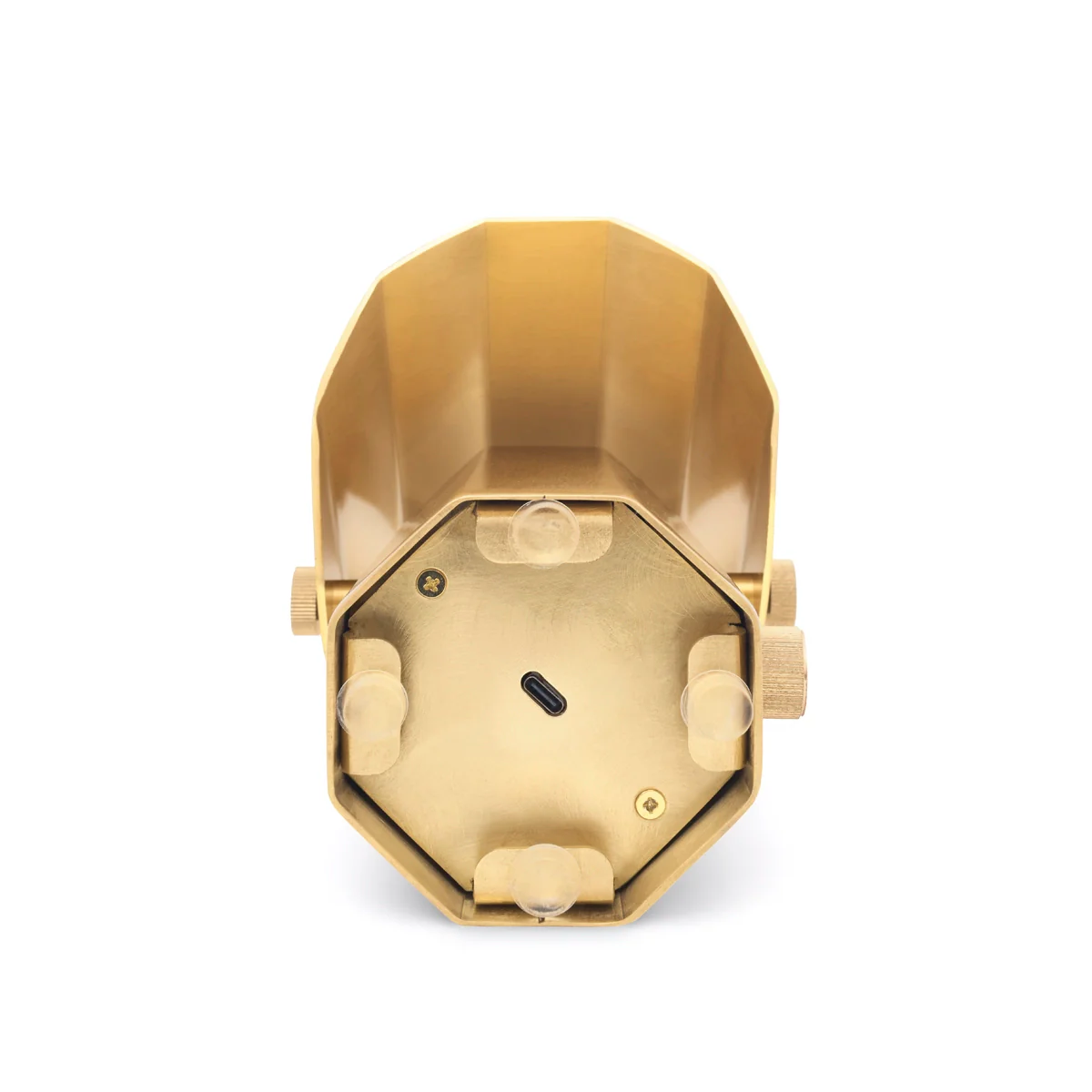 Lampa przenośna APOLIN mosiądz szczotkowany - Image 7