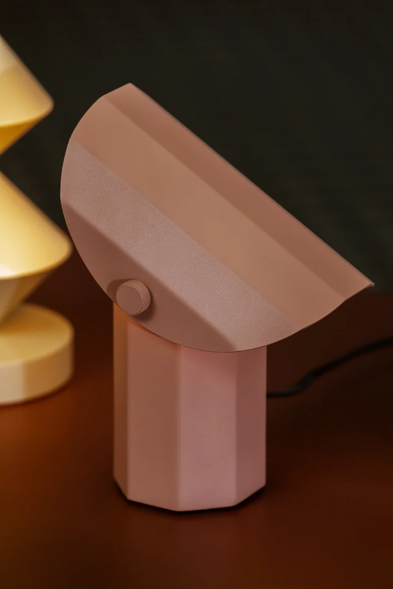 Lampa przenośna APOLIN złamany róż - Image 8