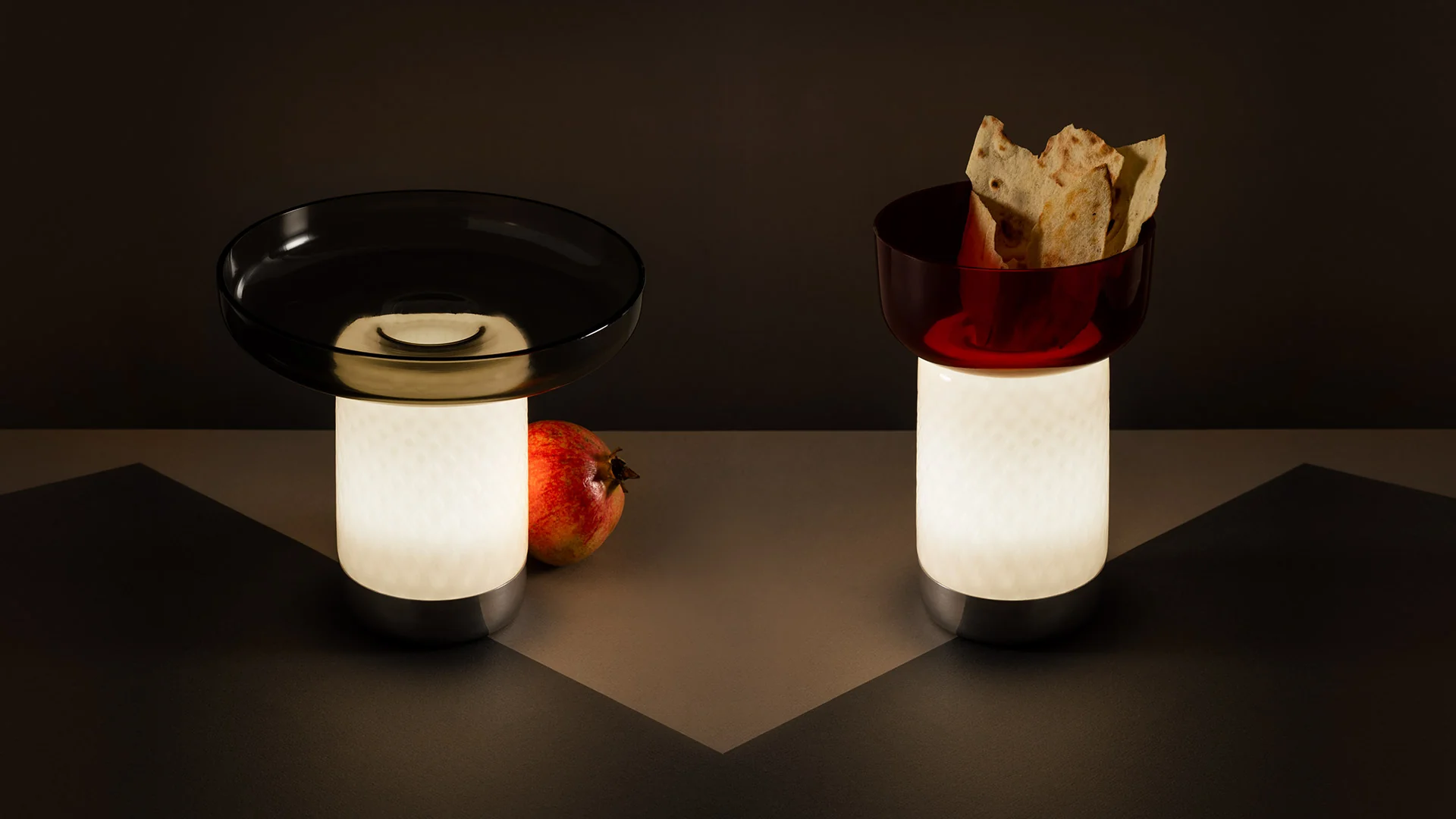 Lampa przenośna BONTA BOWL biały z turkusowym - Image 5