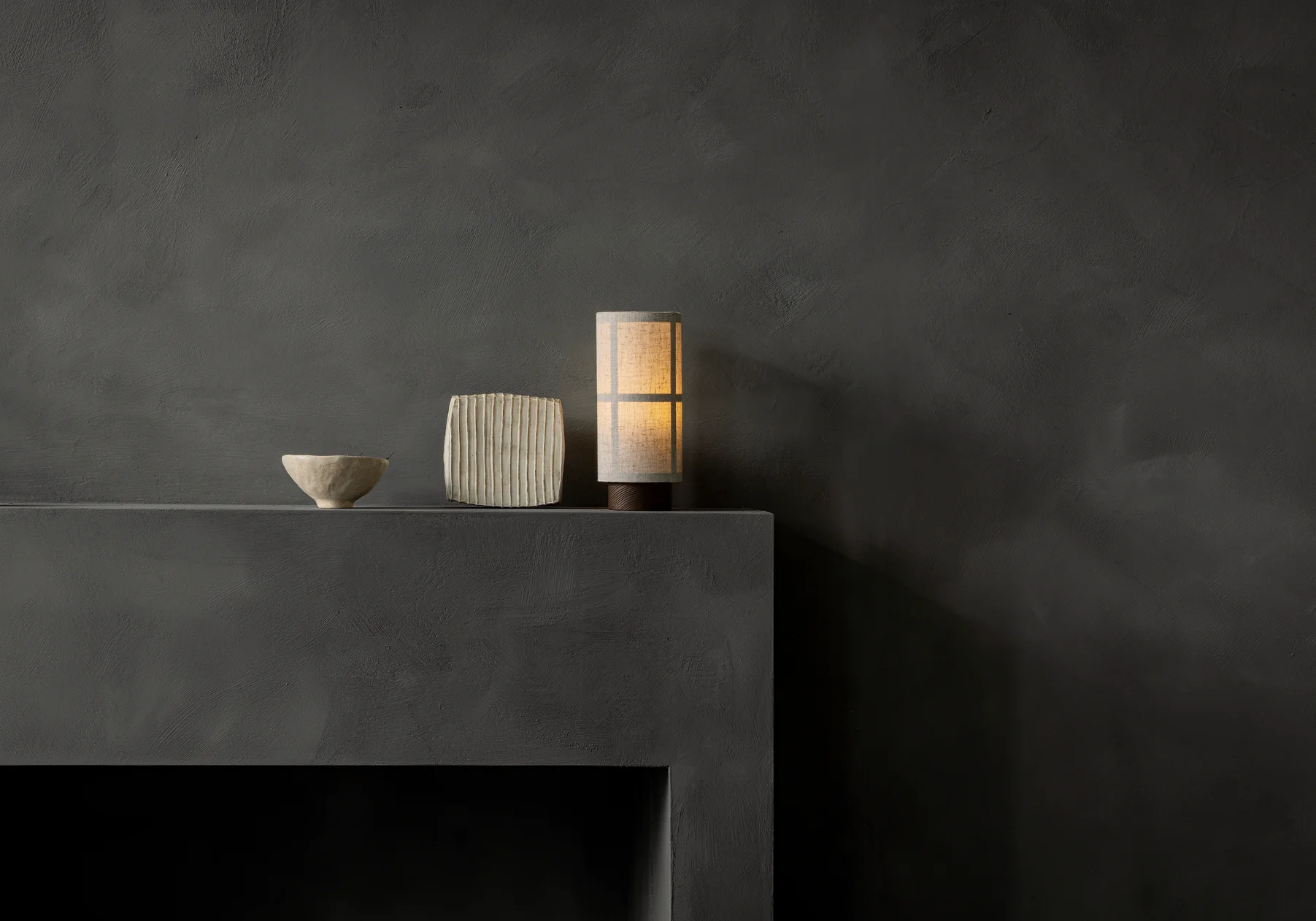 Lampa przenośna HASHIRA len z jesionową podstawą - Image 12