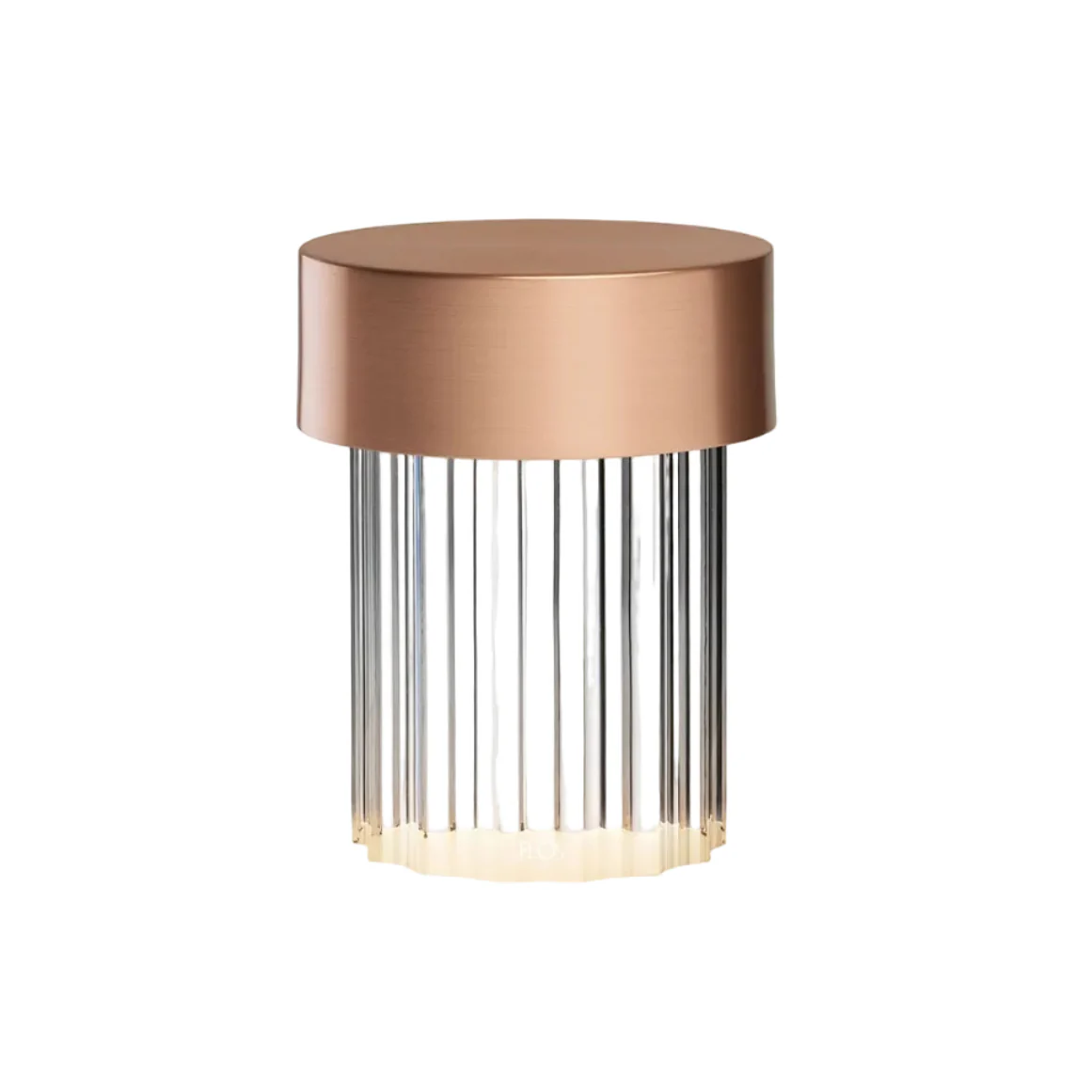 Lampa przenośna LAST ORDER FLUTED miedziany