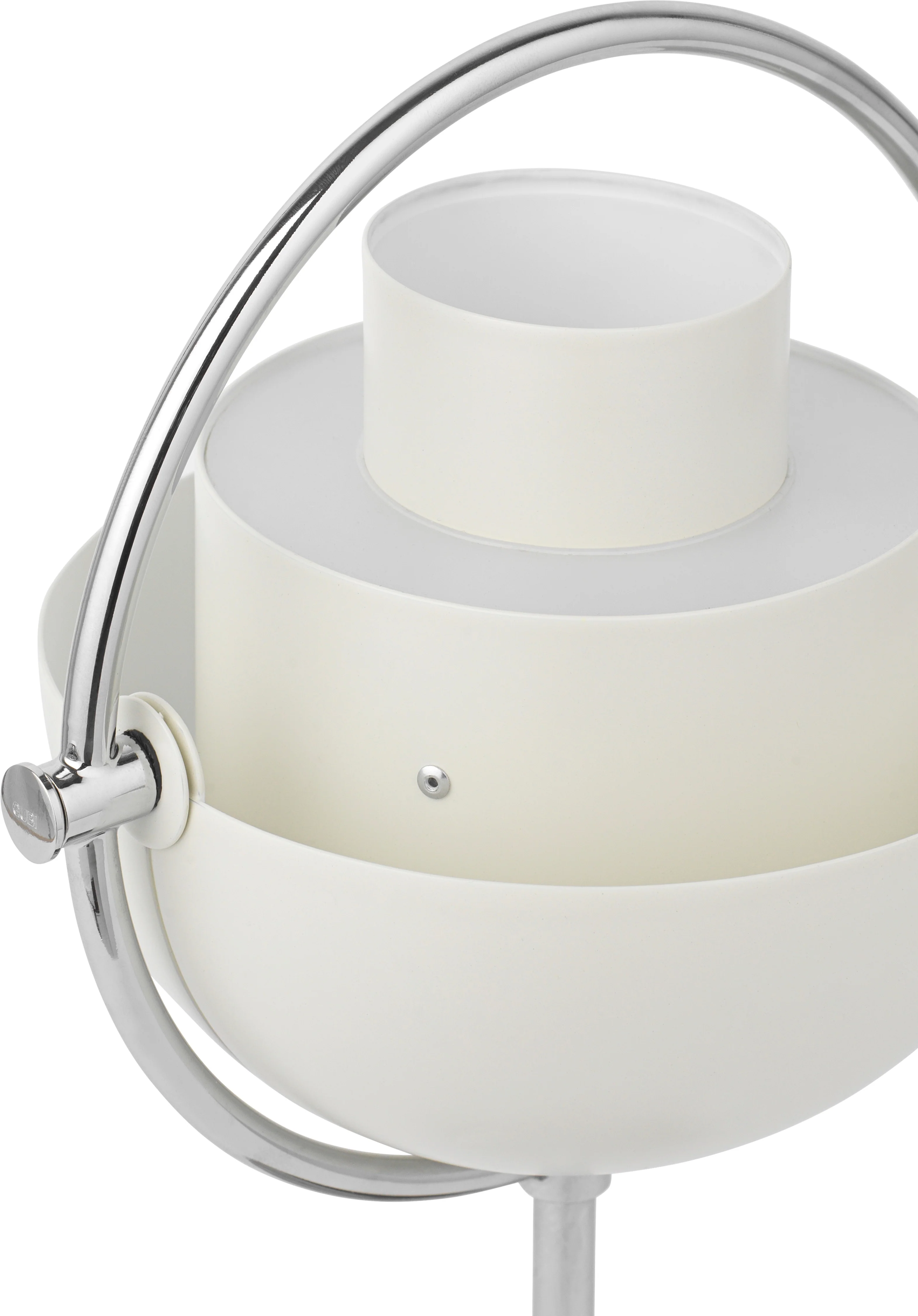 Lampa przenośna MULTI-LITE biały z chromowaną podstawą - Image 5