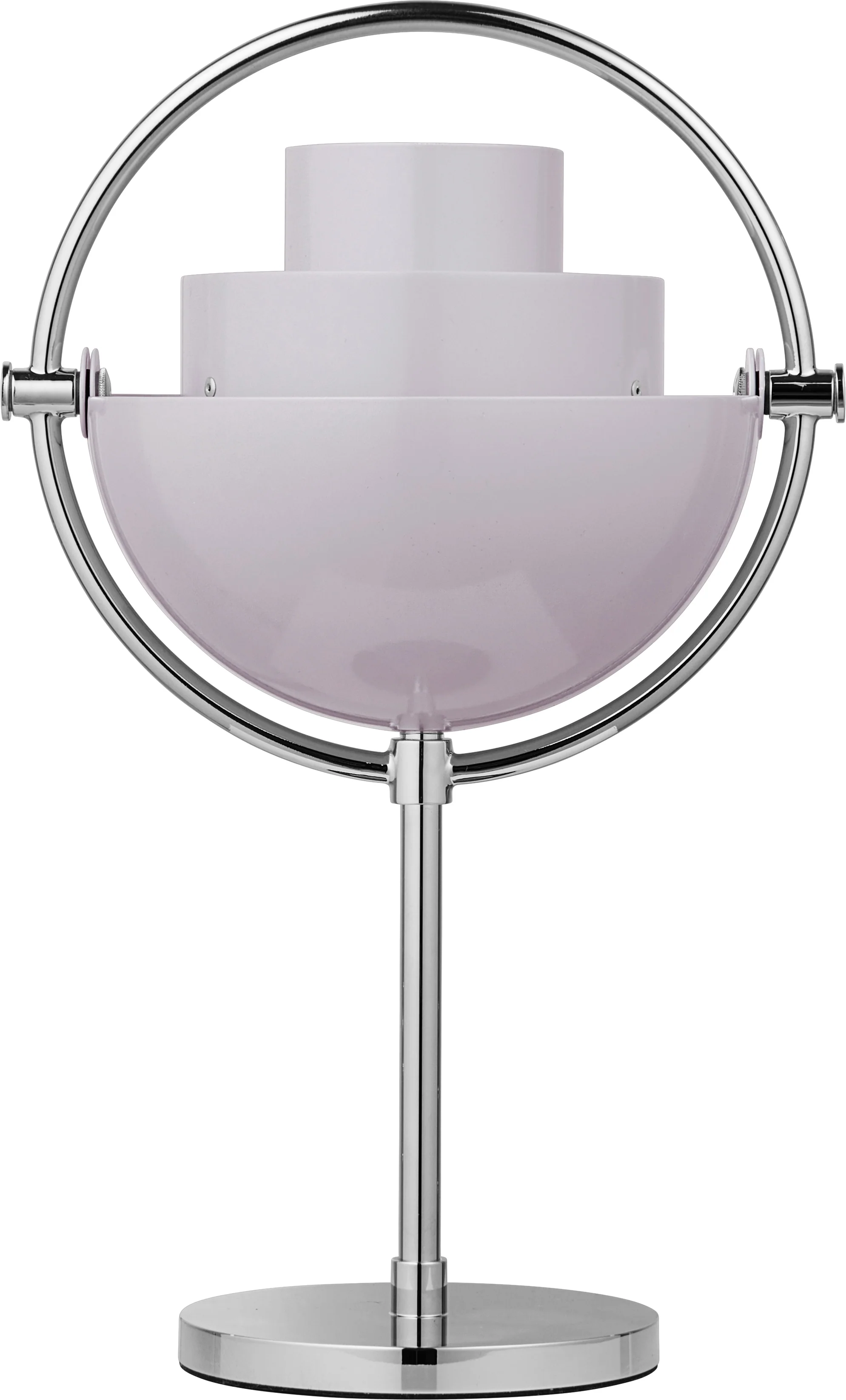 Lampa przenośna MULTI-LITE liliowy z chromowaną podstawą - Image 3