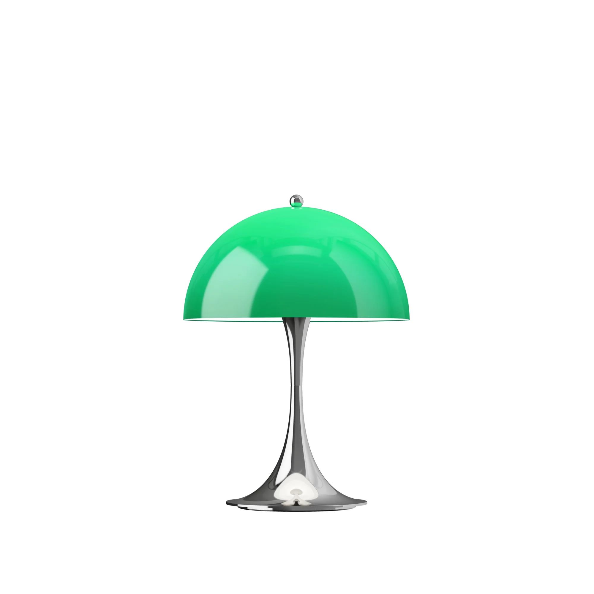 Lampa przenośna PANTHELLA 250 zielony z chromowaną podstawą - Image 3