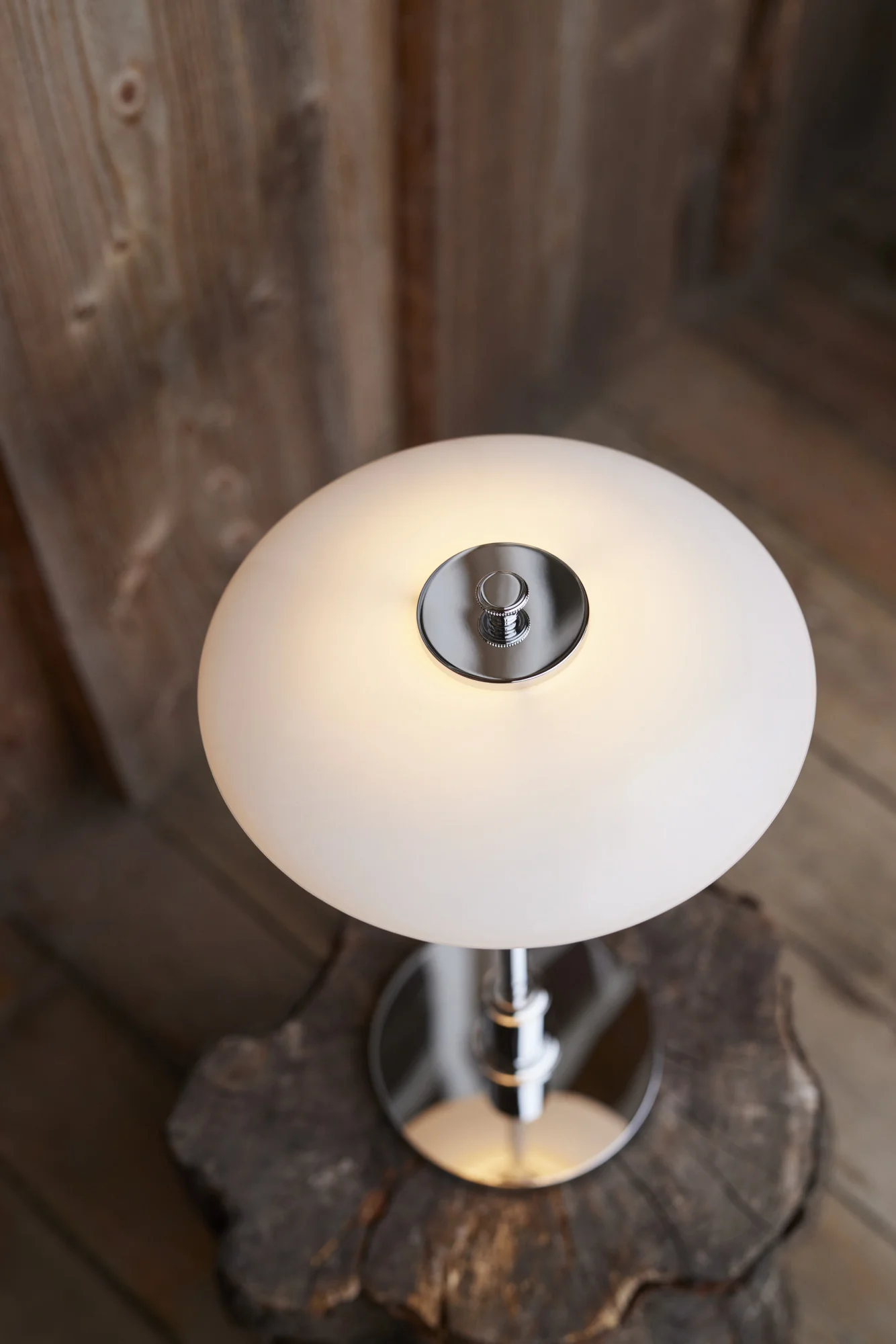 Lampa przenośna PH 2/1 biały z chromowaną podstawą - Image 6