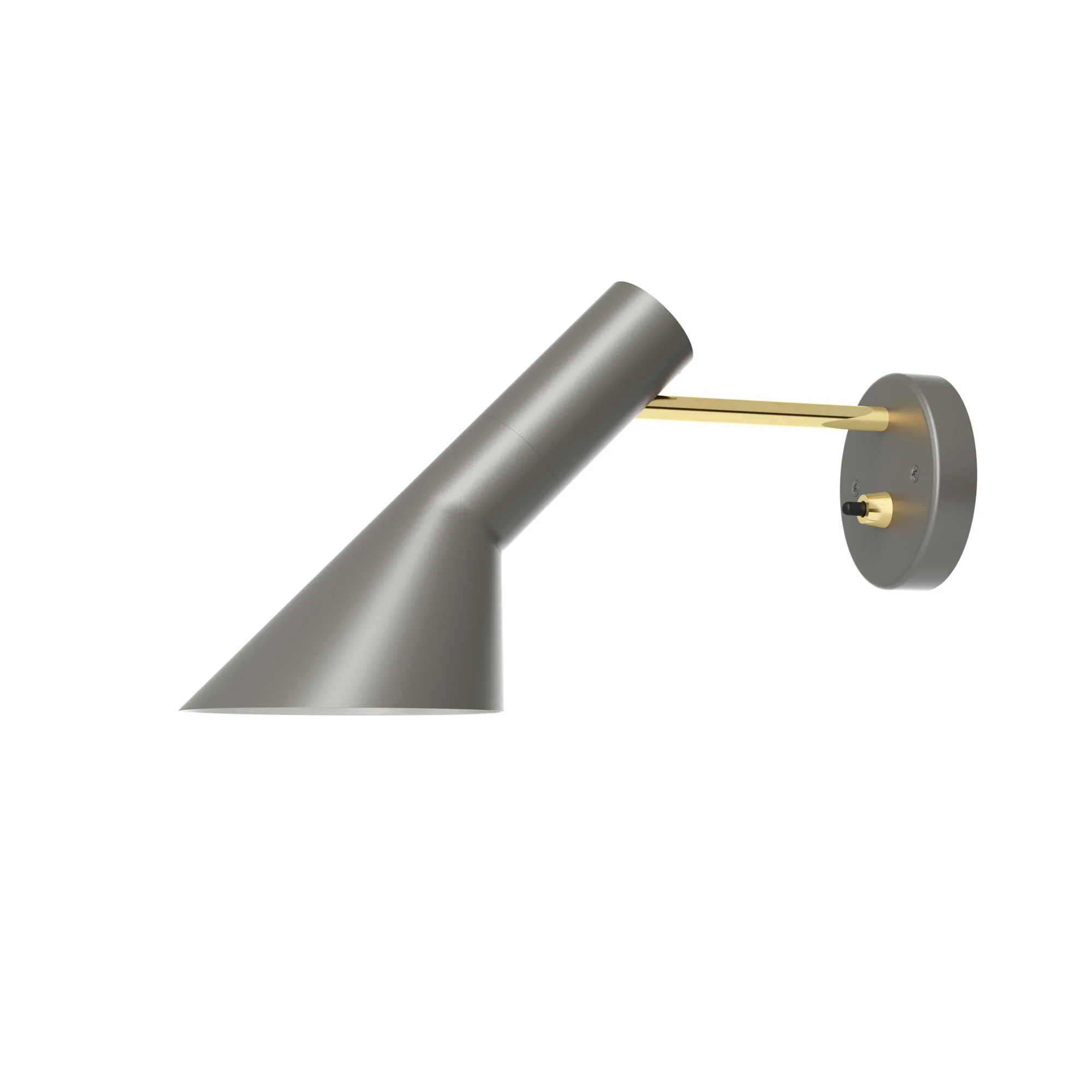 Lampa ścienna AJ ciepły szary z mosiężnym - Image 3