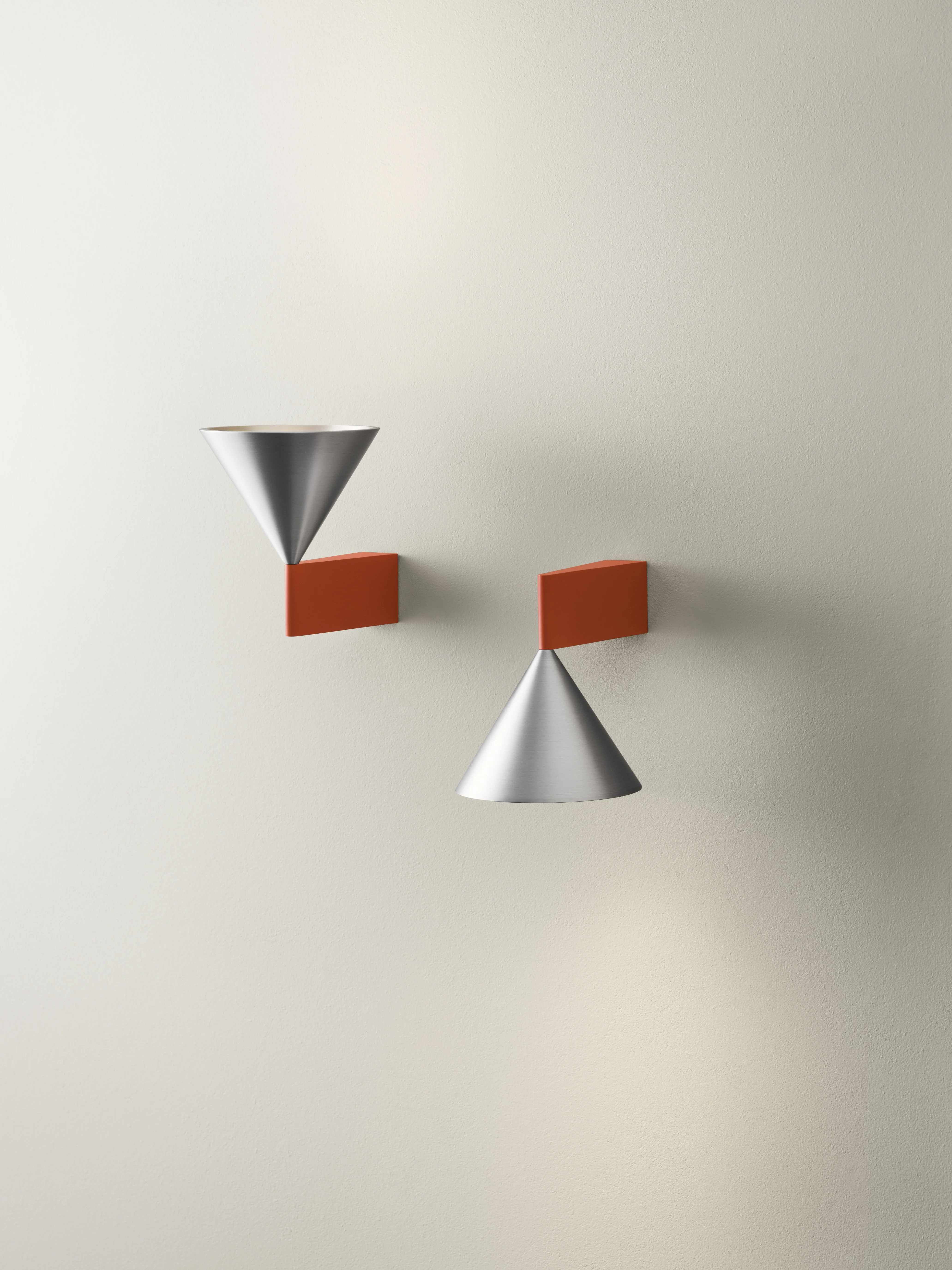 Lampa ścienna APOLLO czerwona pomarańcza - Image 2