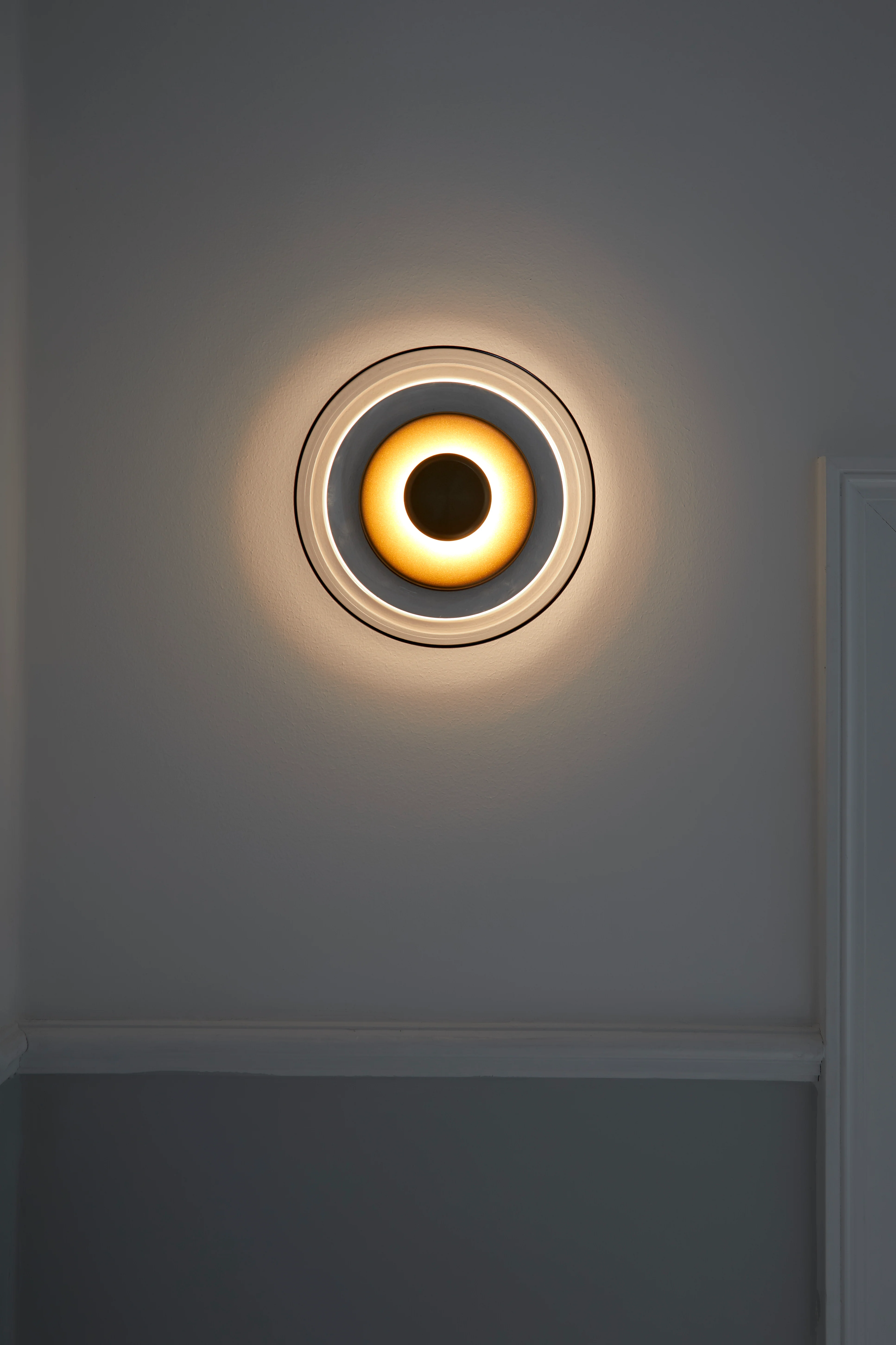 Lampa ścienna BLOSSI złoty z transparentnym szkłem - Image 3