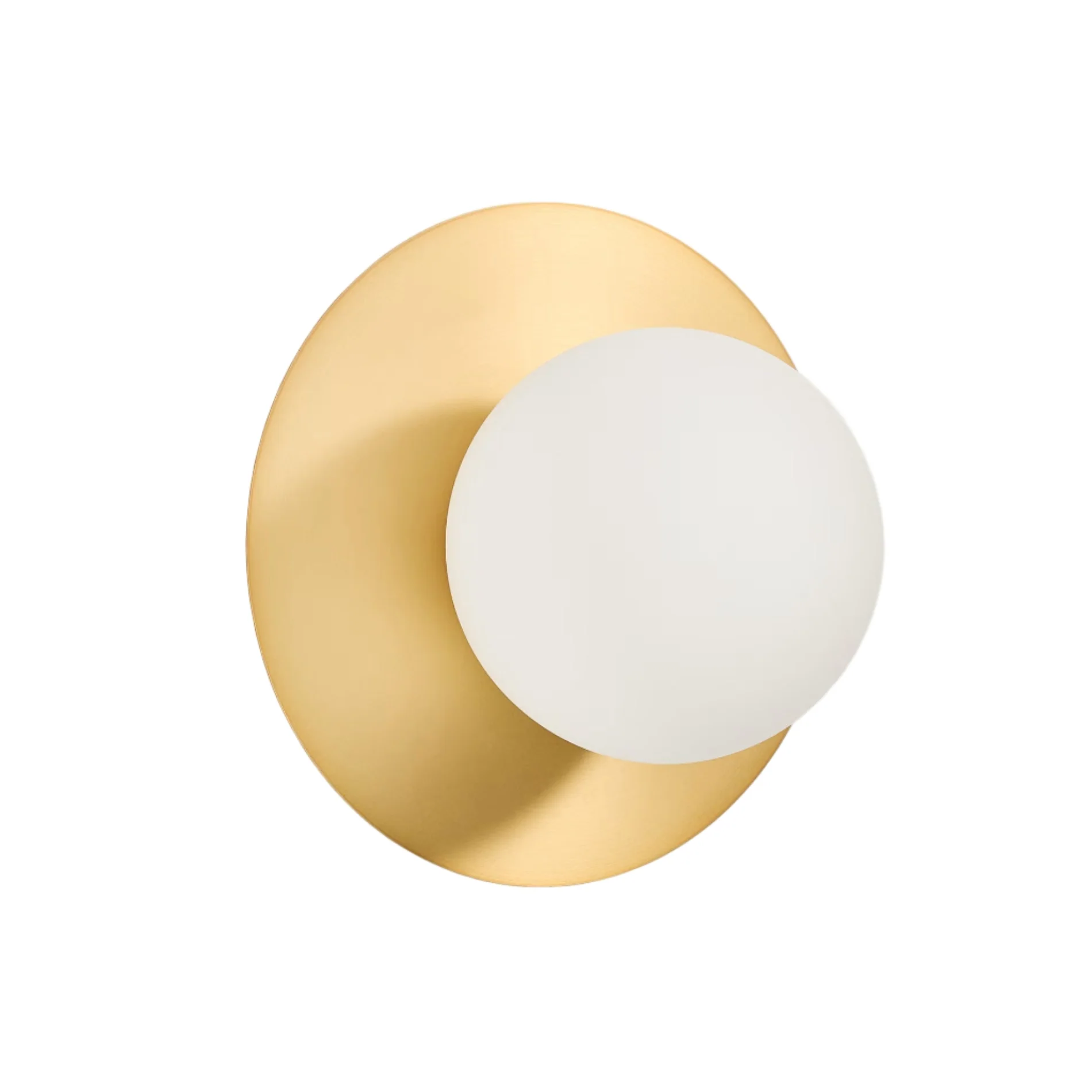 Lampa ścienna BRISIA szczotkowany mosiądz - Image 6