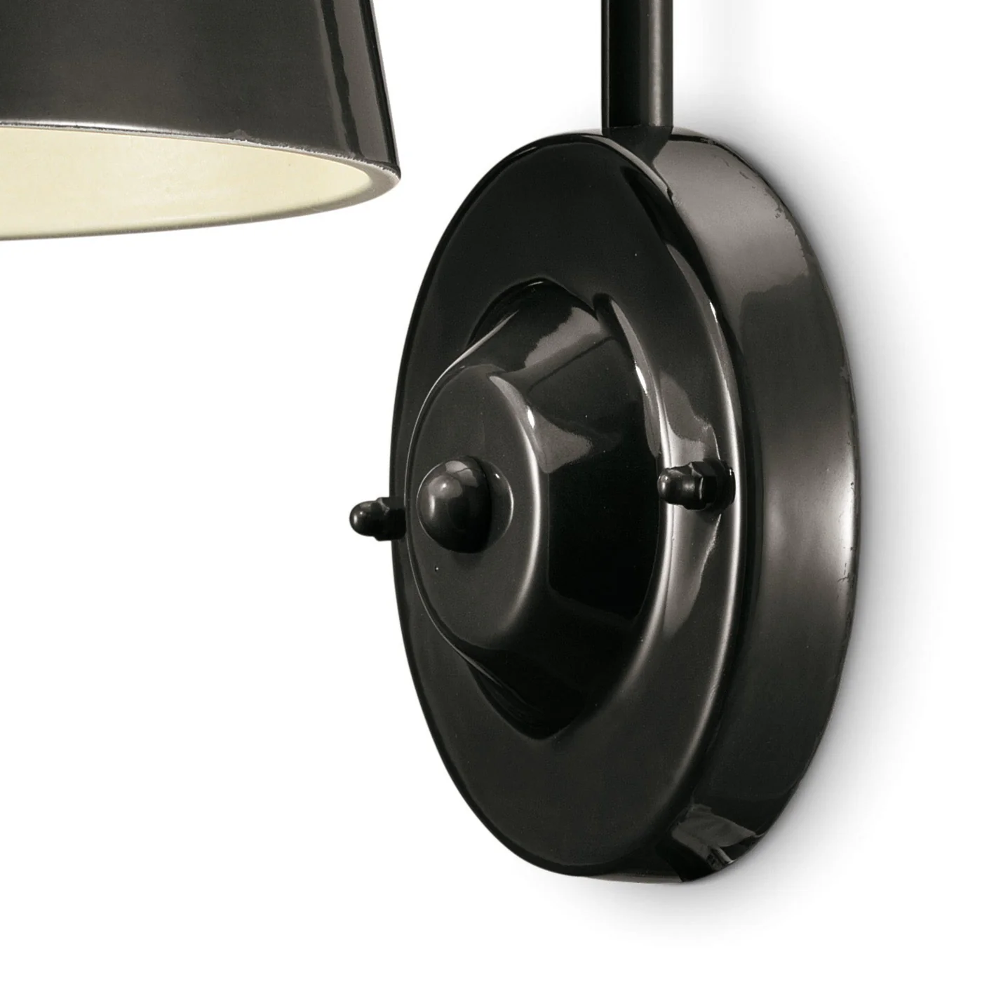Lampa ścienna ceramiczna 50's czarny - Image 3
