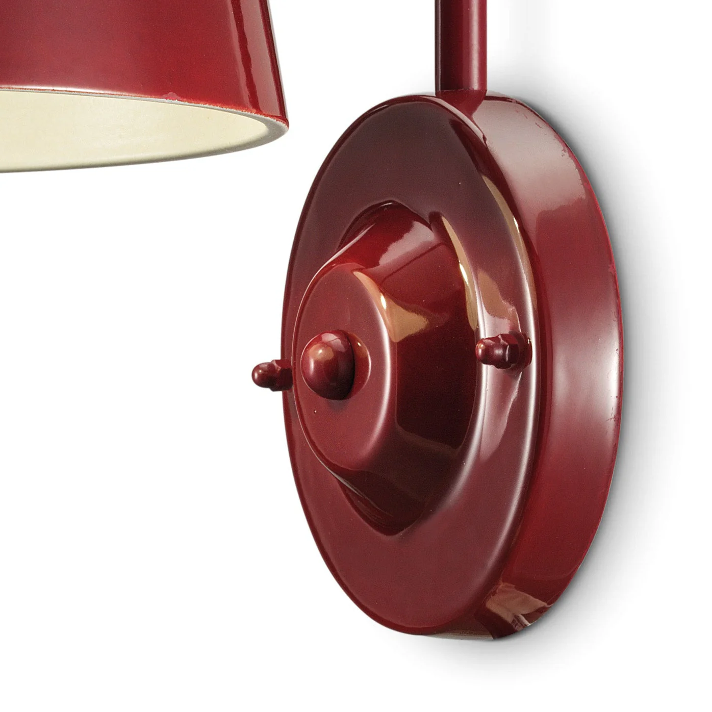 Lampa ścienna ceramiczna 50's czerwony - Image 3