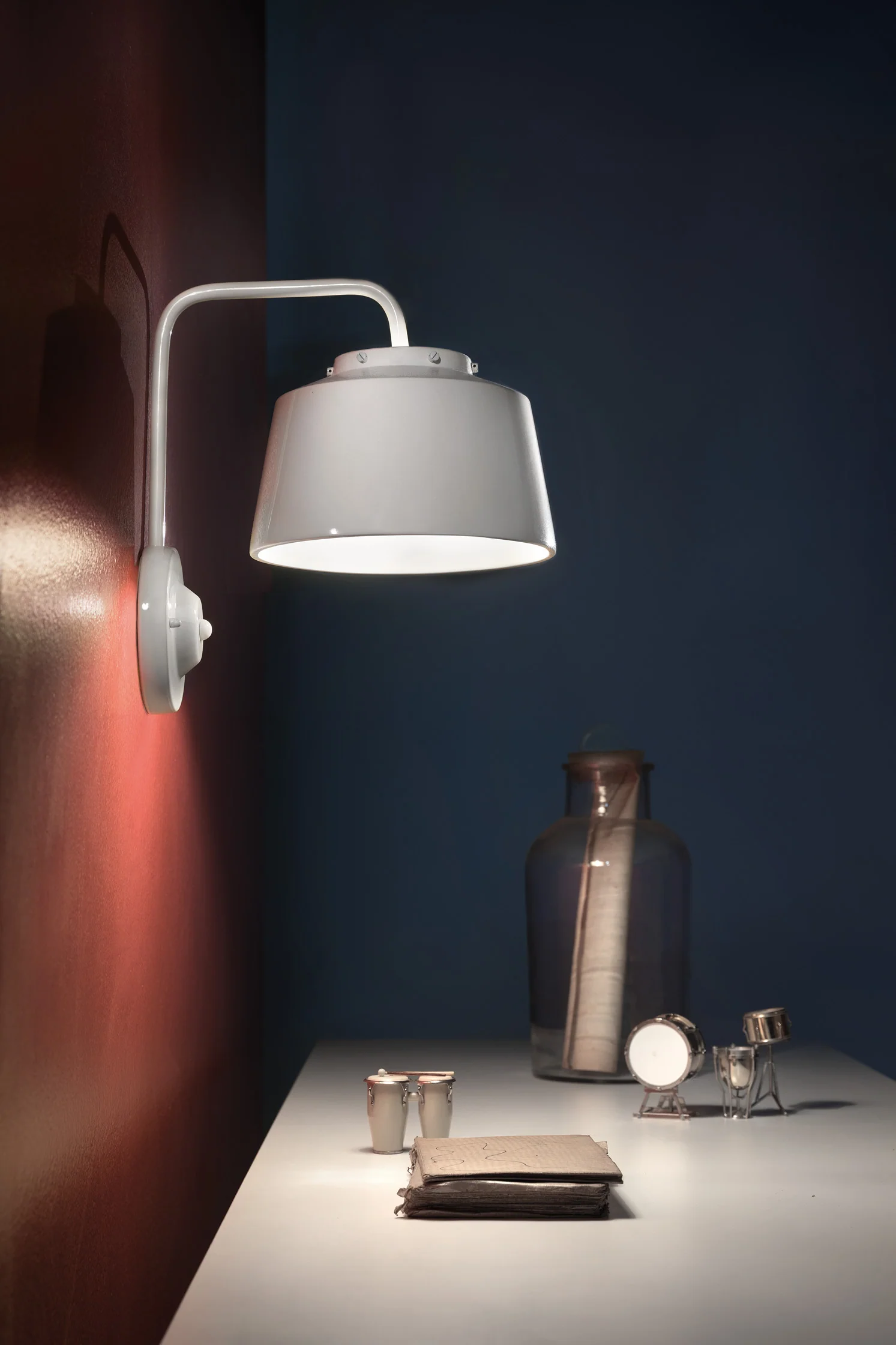Lampa ścienna ceramiczna 50's kremowy - Image 2