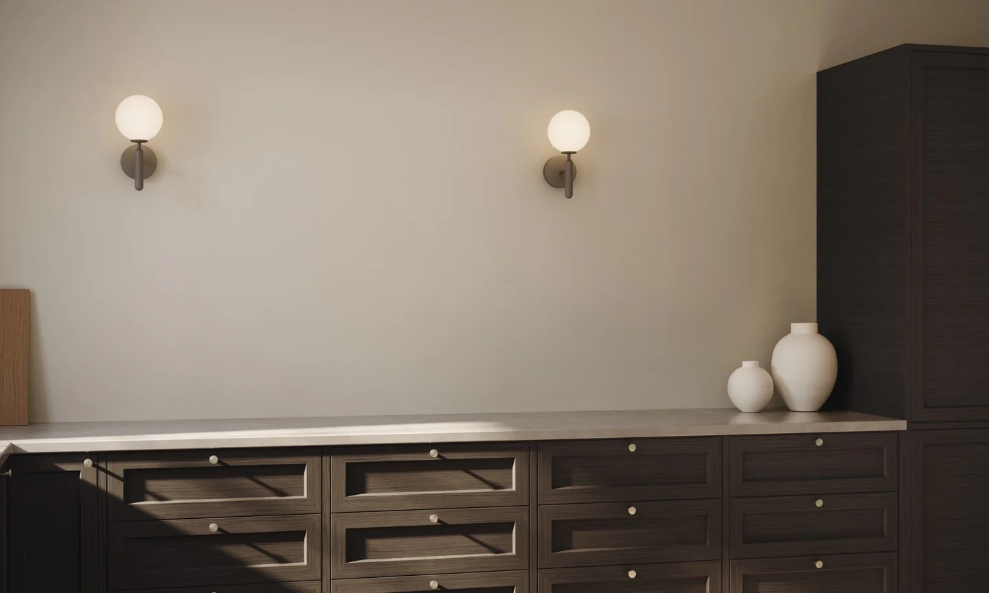 Lampa ścienna MIIRA grafitowy z opalowym szkłem - Image 9