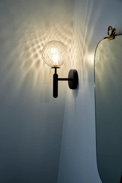 Lampa ścienna MIIRA grafitowy z transparentnym szkłem - Image 10