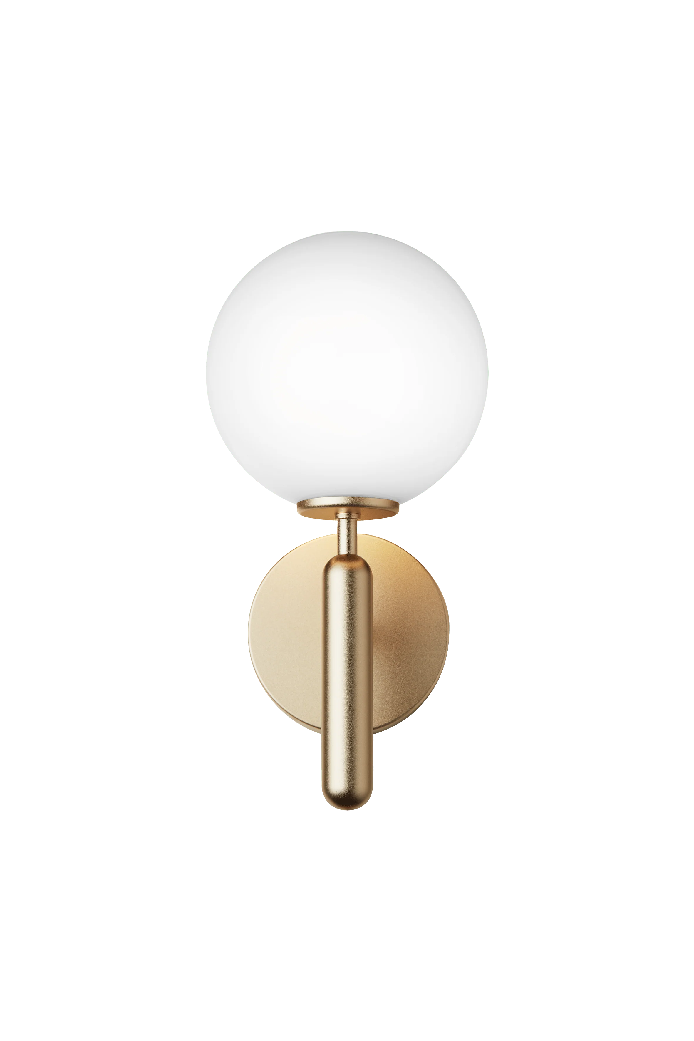 Lampa ścienna MIIRA mosiężny z opalowym szkłem - Image 5