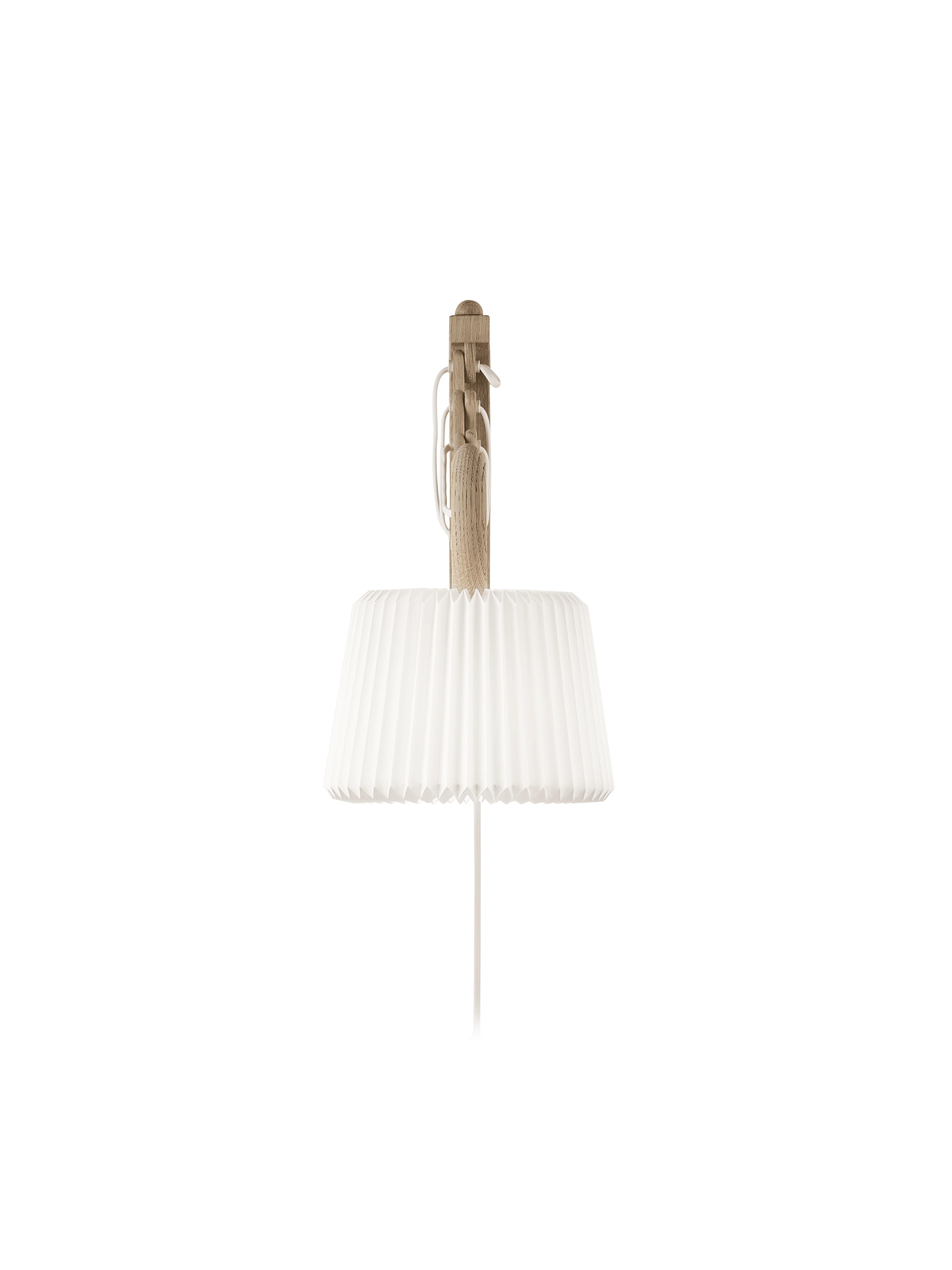 Lampa ścienna MODEL 223 120 SAX biały z jasną dębową podstawą - Image 14