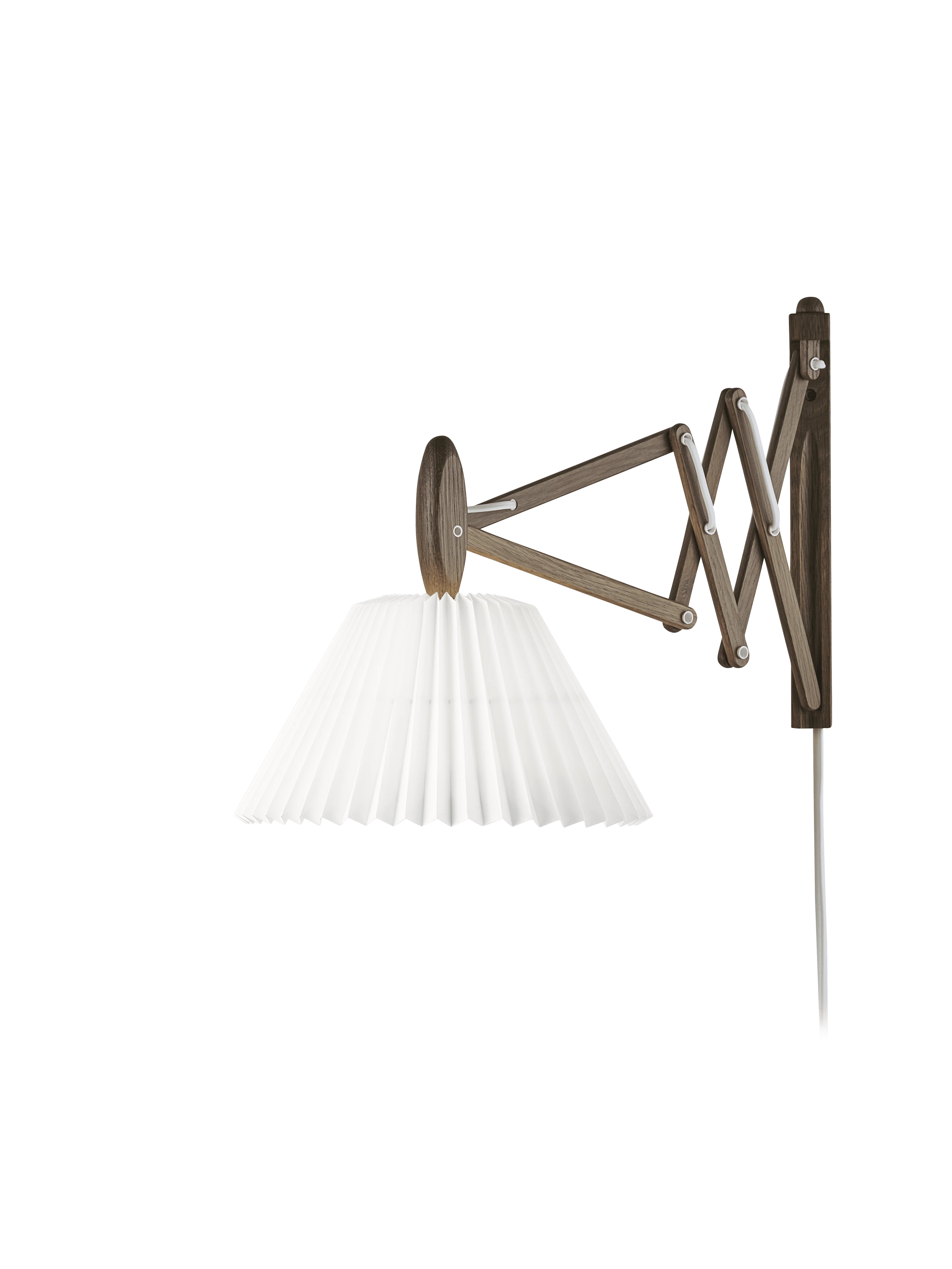 Lampa ścienna MODEL 223 2/17 SAX biały z ciemną dębową podstawą - Image 11