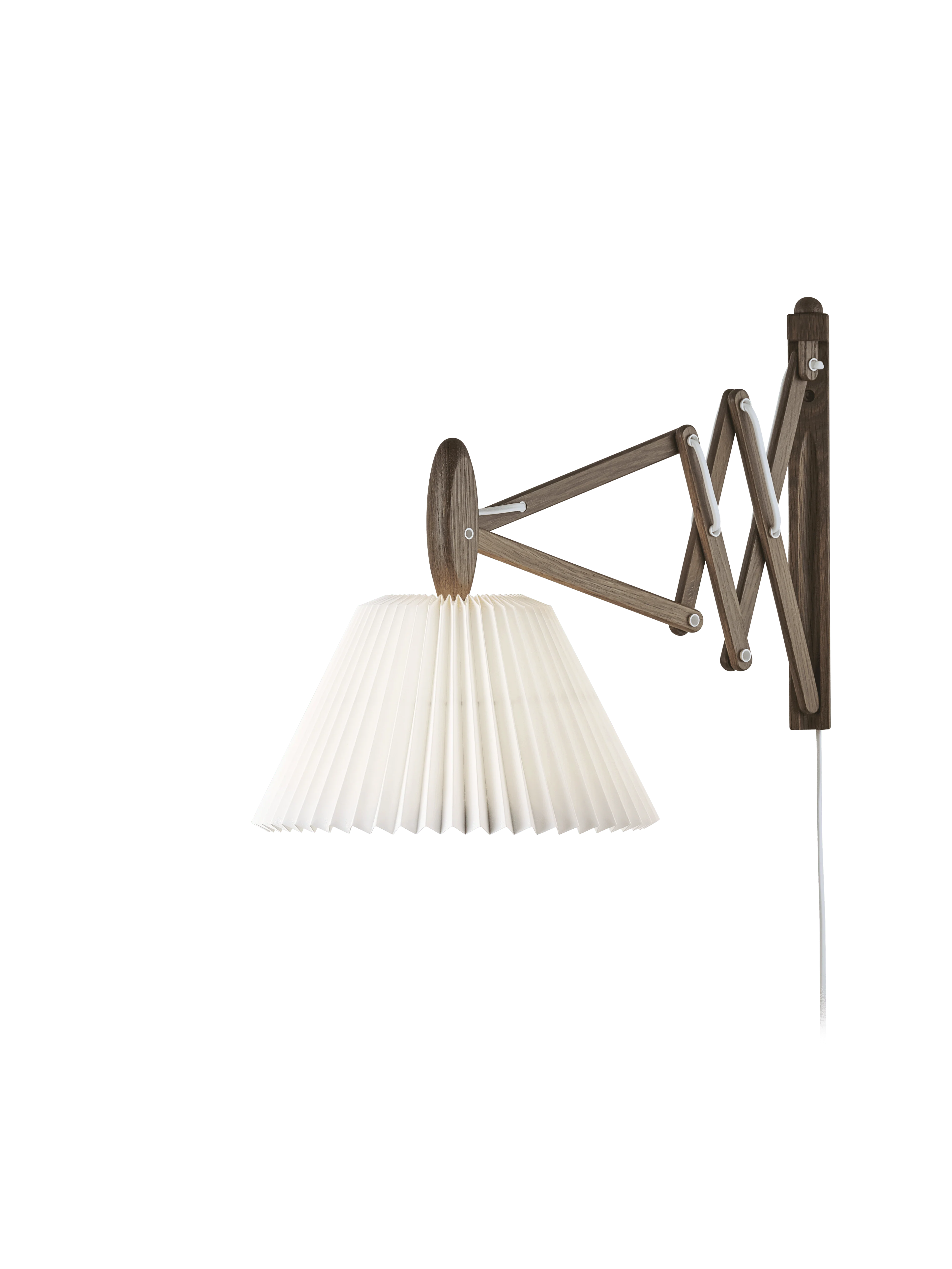 Lampa ścienna MODEL 223 2/17 SAX biały z ciemną dębową podstawą - Image 4