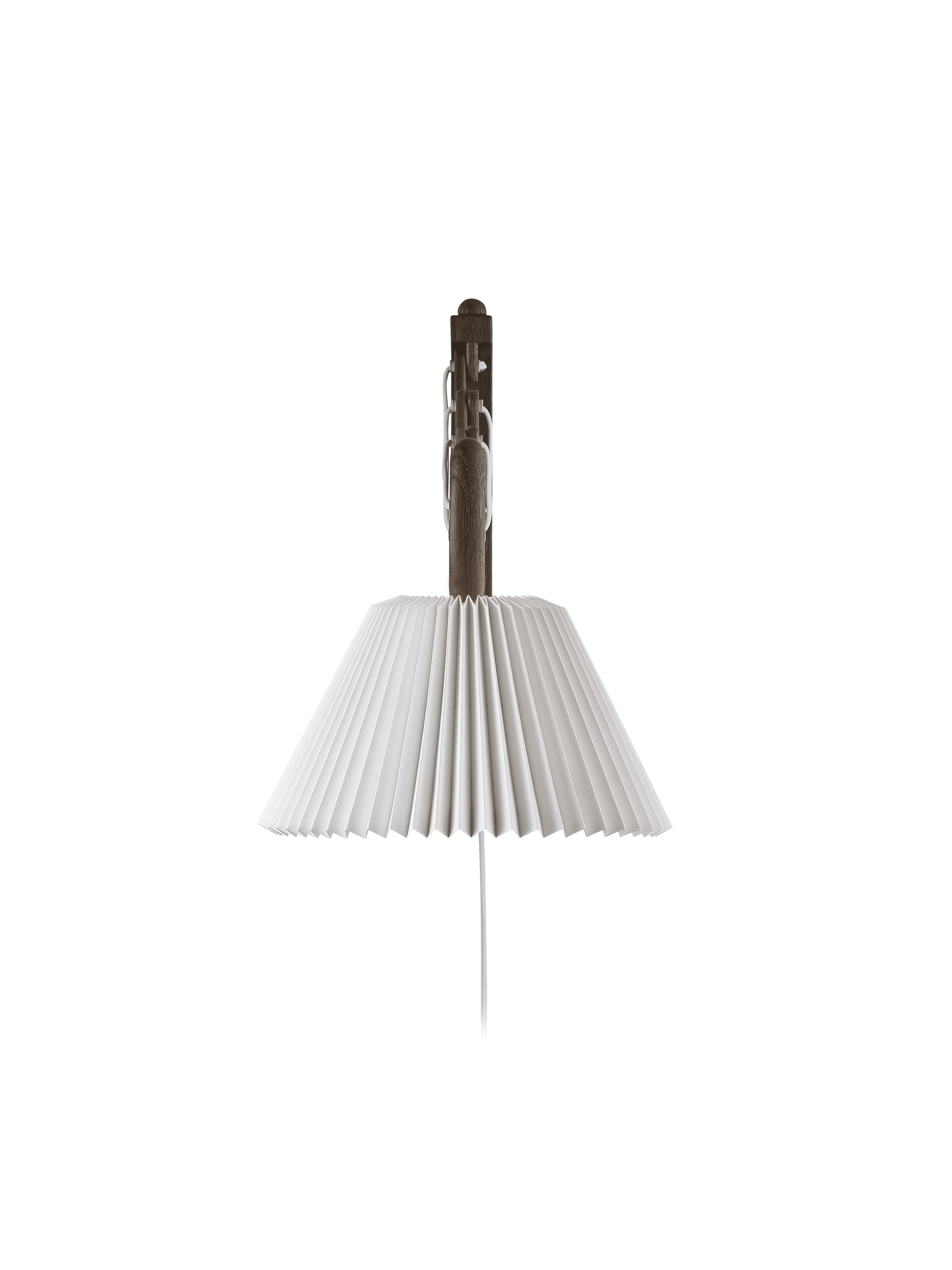 Lampa ścienna MODEL 223 2/17 SAX biały z ciemną dębową podstawą - Image 5