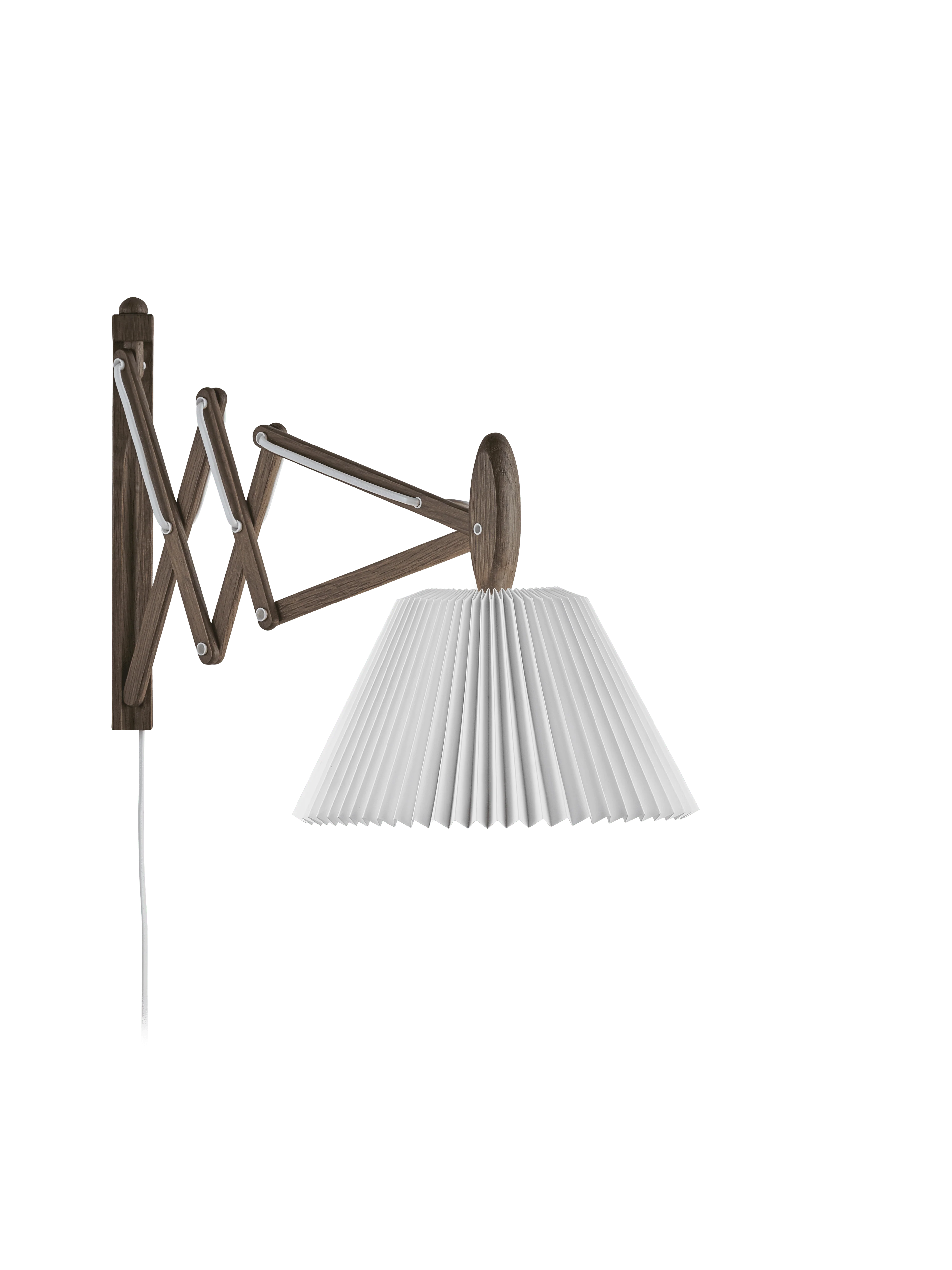 Lampa ścienna MODEL 223 2/17 SAX biały z ciemną dębową podstawą - Image 8