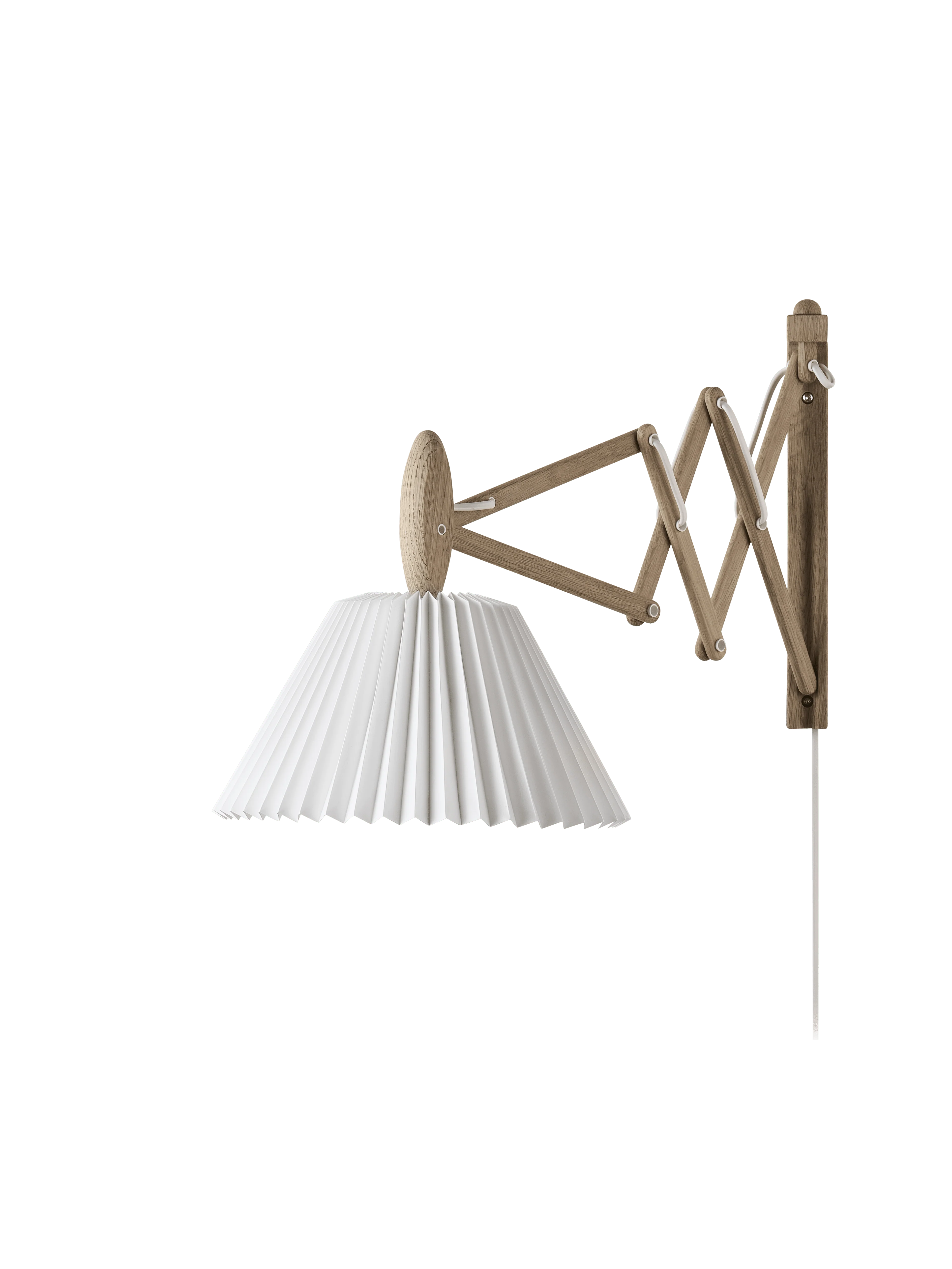 Lampa ścienna MODEL 223 2/17 SAX biały z jasną dębową podstawą - Image 15