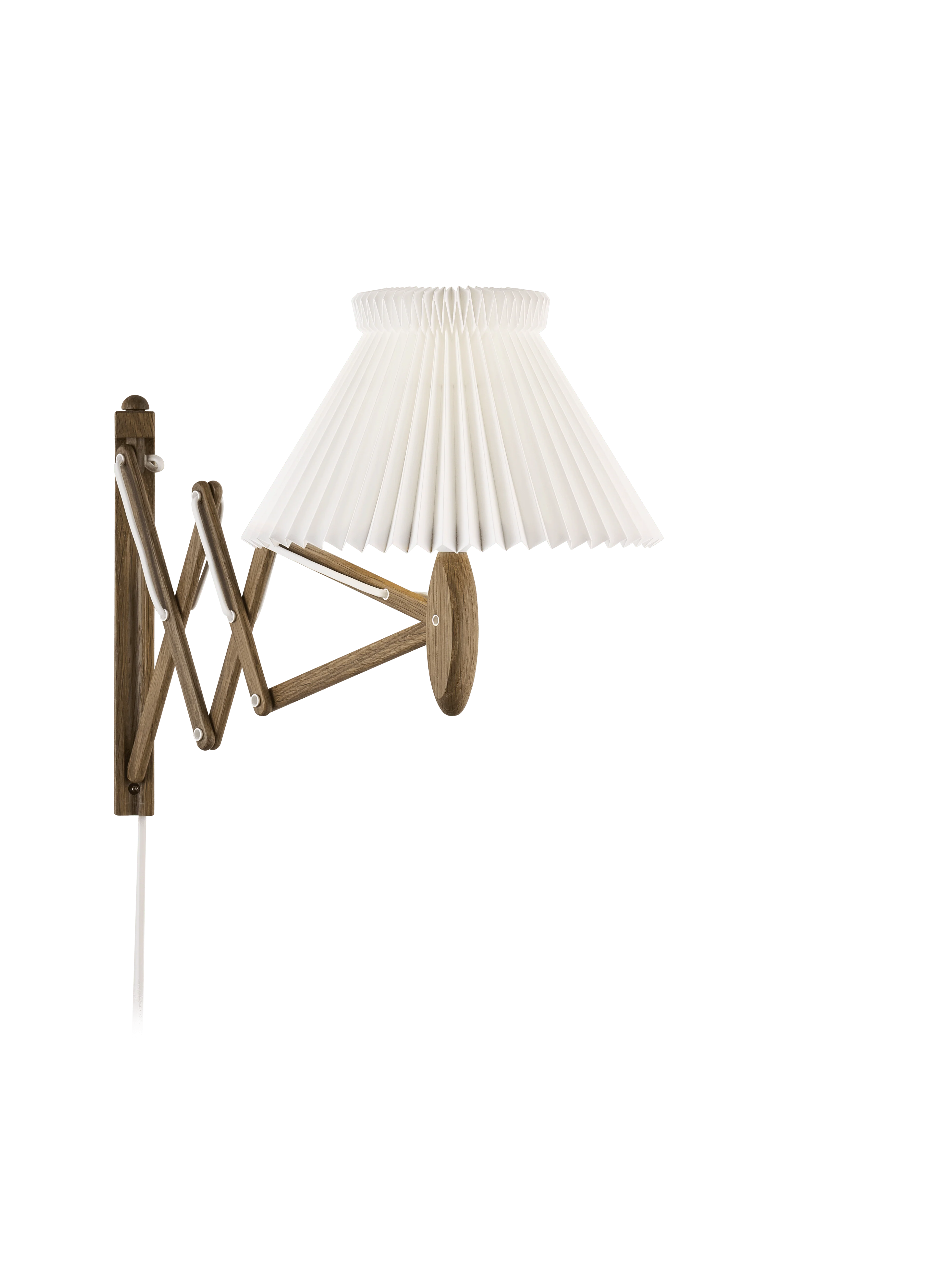 Lampa ścienna MODEL 224 1/17 SAX biały z ciemną dębową podstawą - Image 8