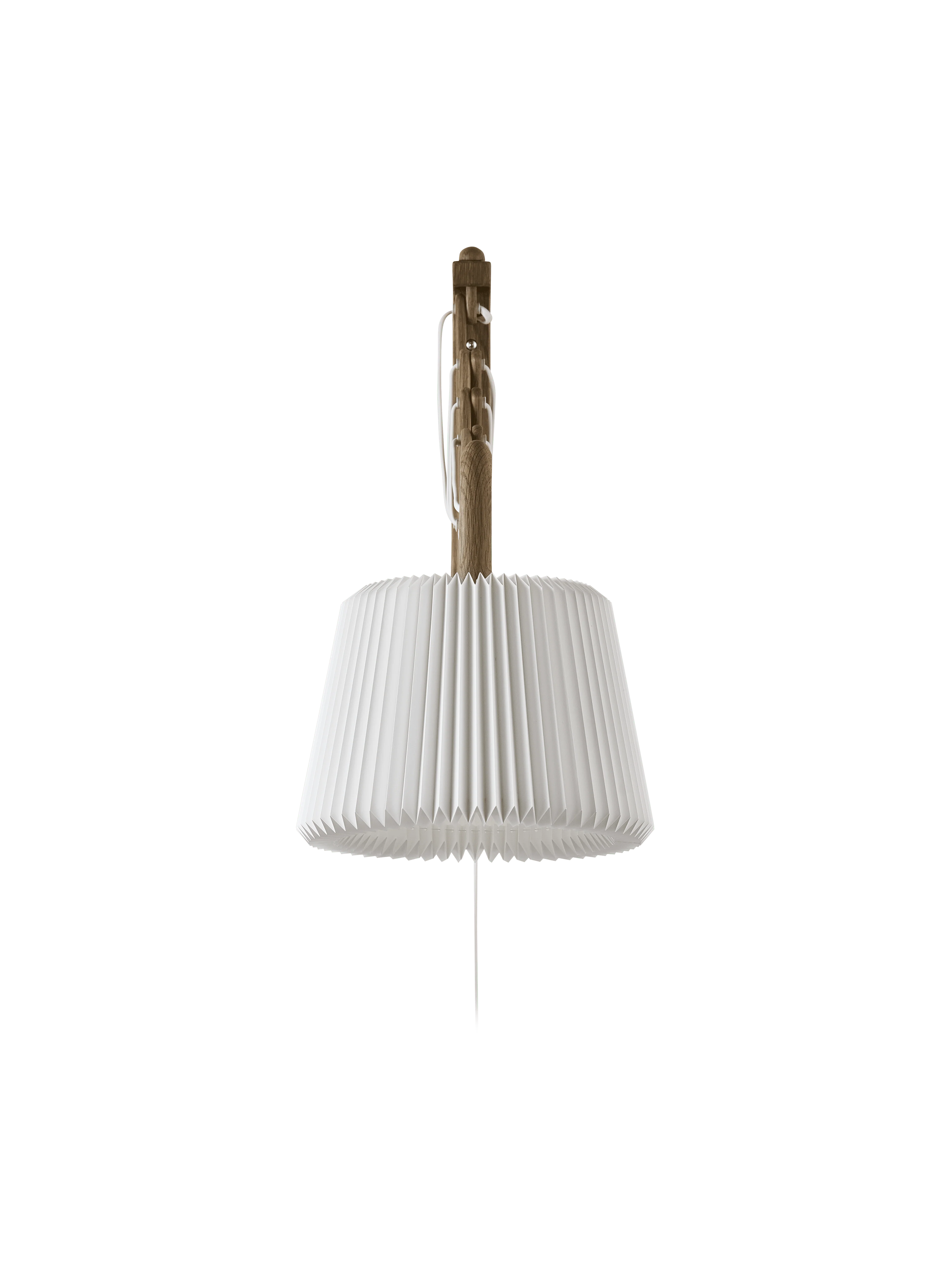 Lampa ścienna MODEL 233 120 SAX biały z ciemną dębową podstawą - Image 4