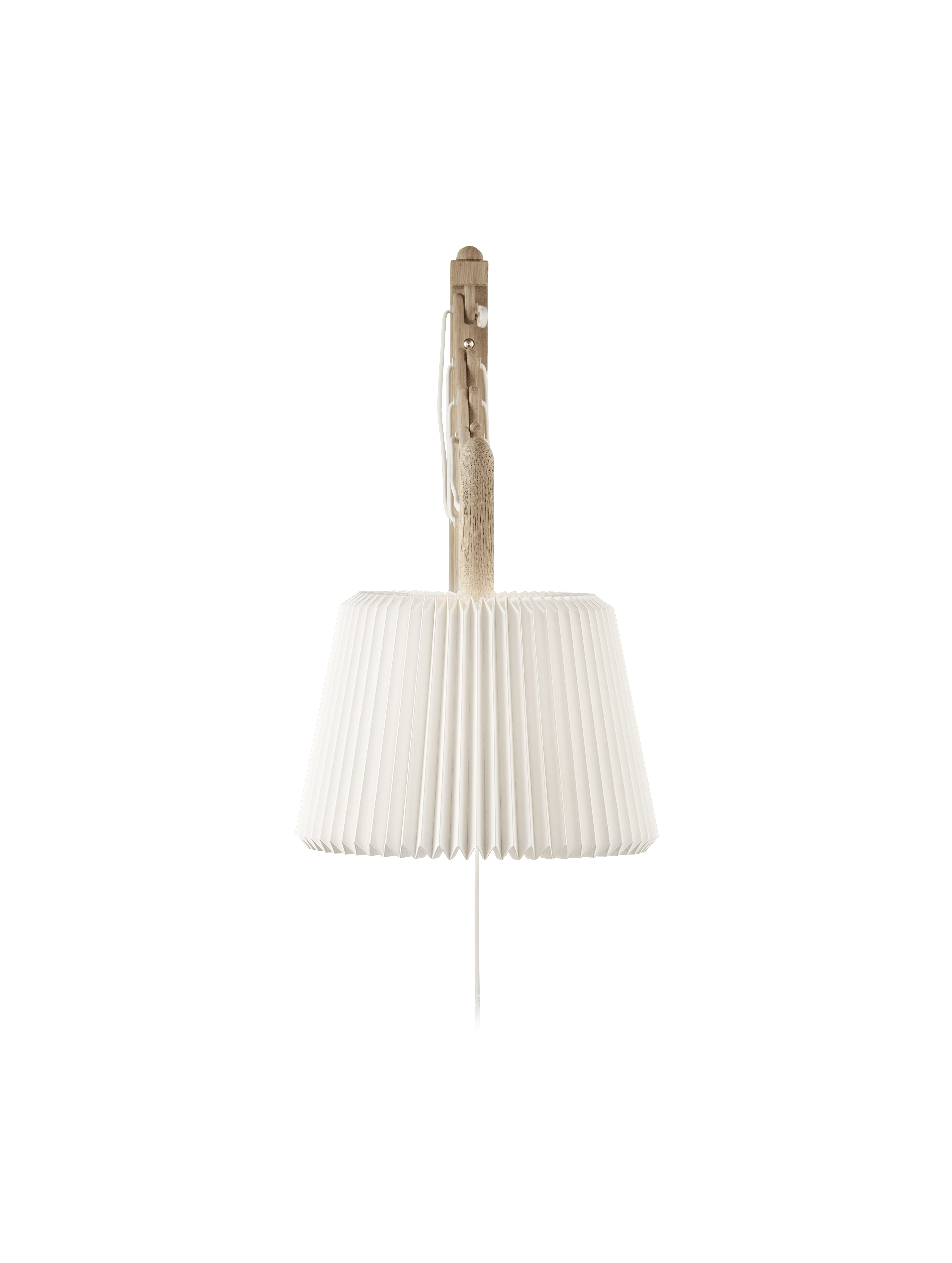 Lampa ścienna MODEL 233 120 SAX biały z jasną dębową podstawą - Image 7