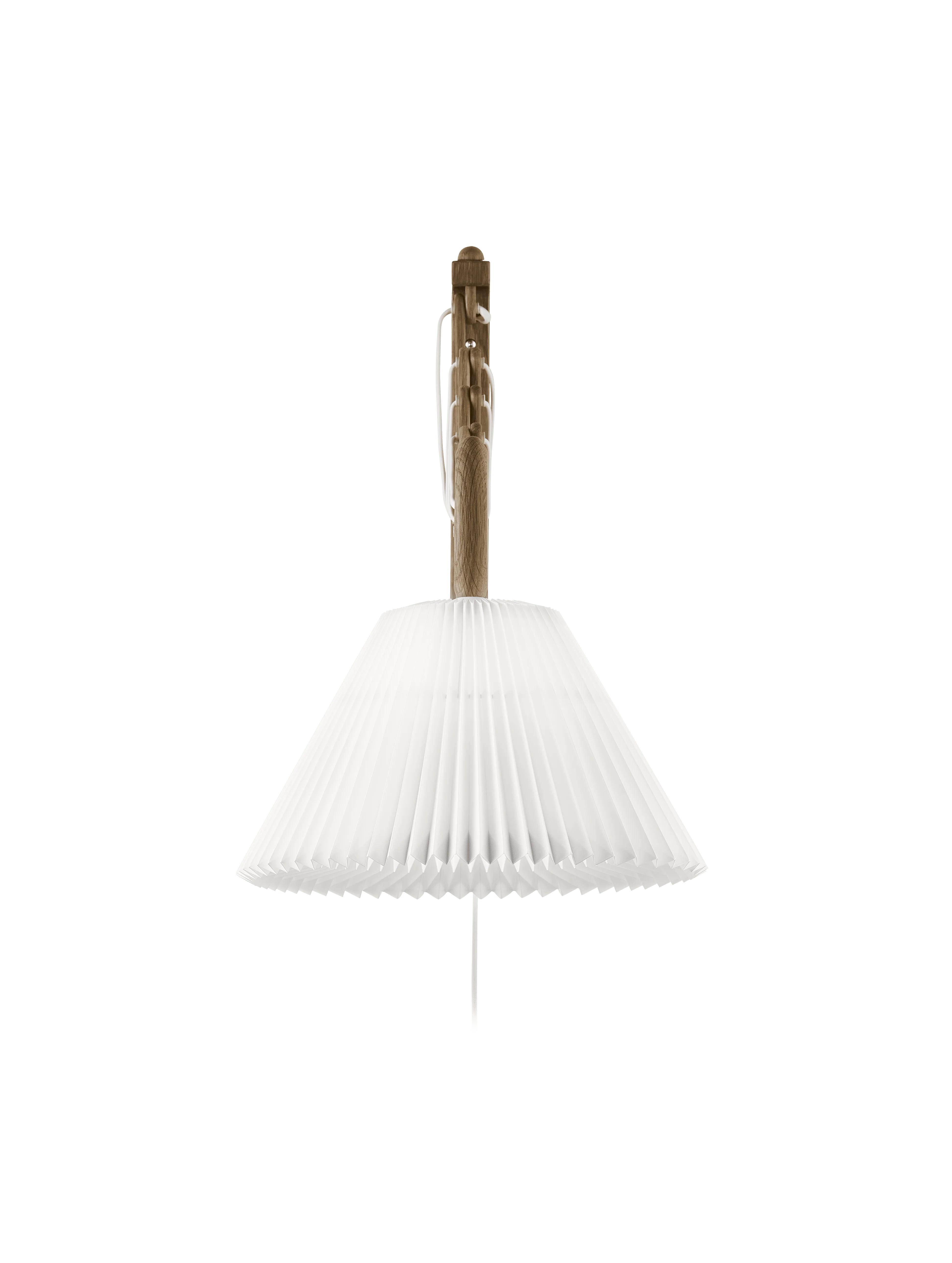 Lampa ścienna MODEL 233 2/21 SAX biały z ciemną dębową podstawą - Image 6
