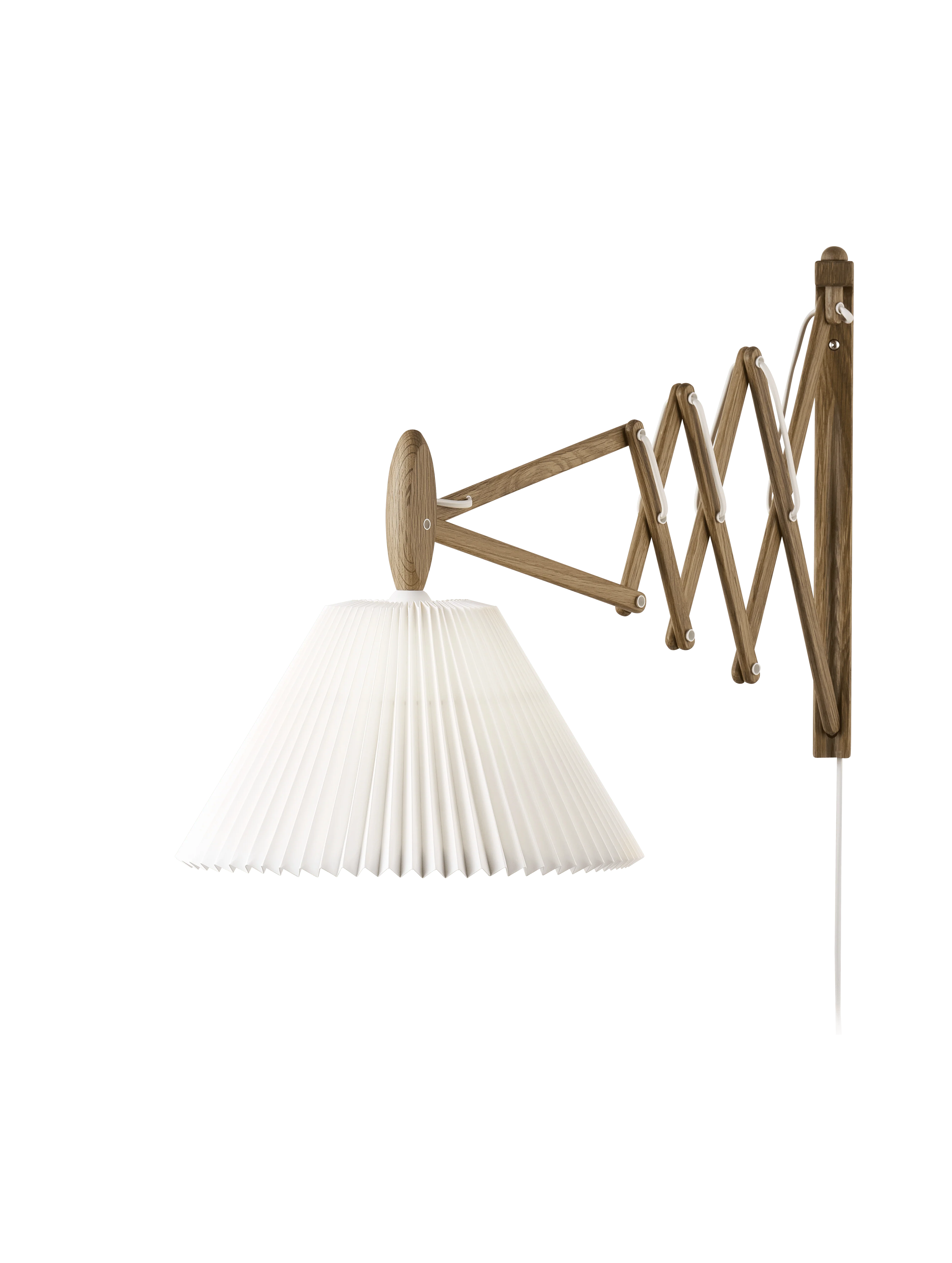 Lampa ścienna MODEL 233 2/21 SAX biały z ciemną dębową podstawą - Image 8