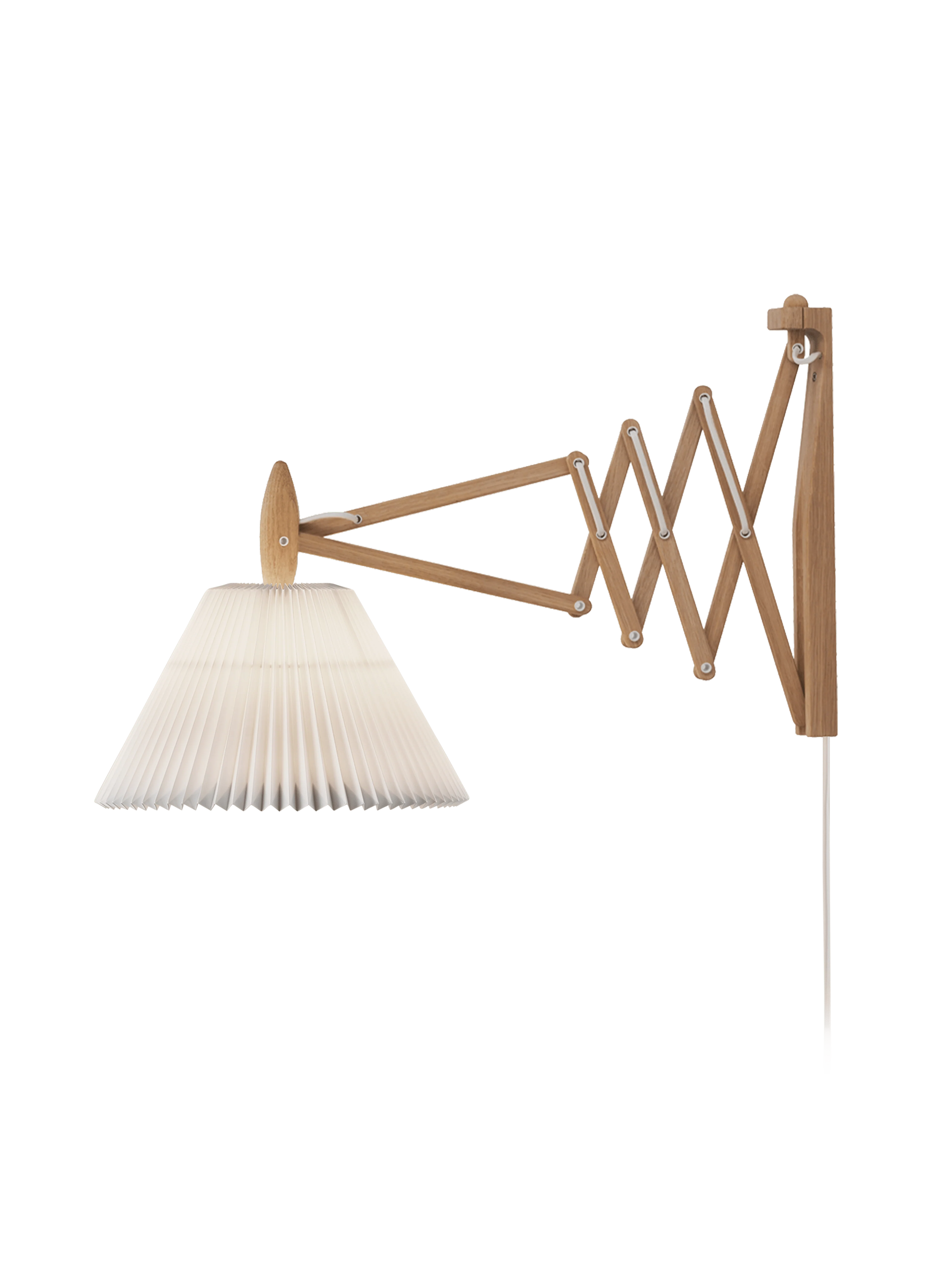 Lampa ścienna MODEL 233 2/21 SAX biały z jasną dębową podstawą - Image 13