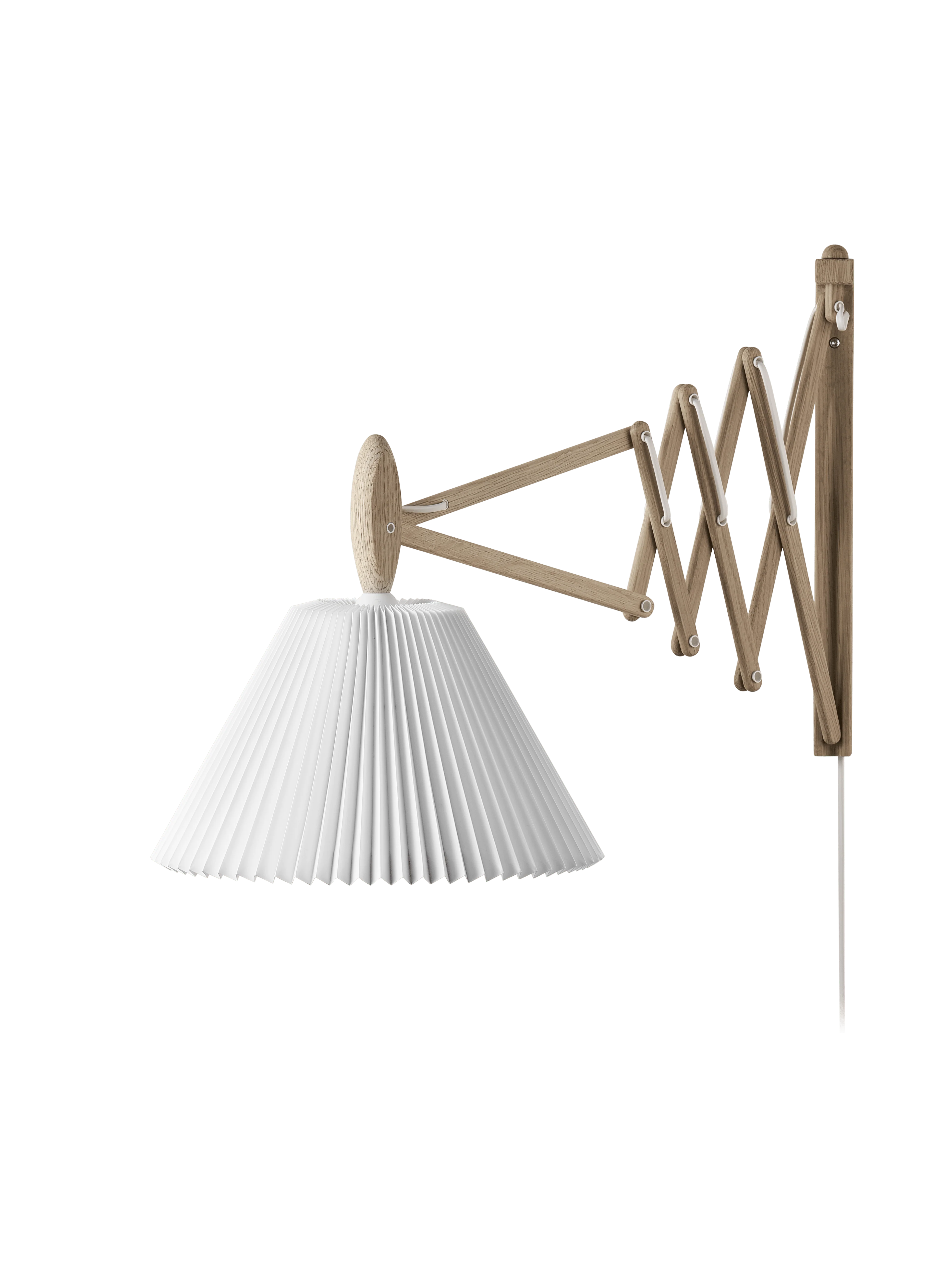 Lampa ścienna MODEL 233 2/21 SAX biały z jasną dębową podstawą - Image 4