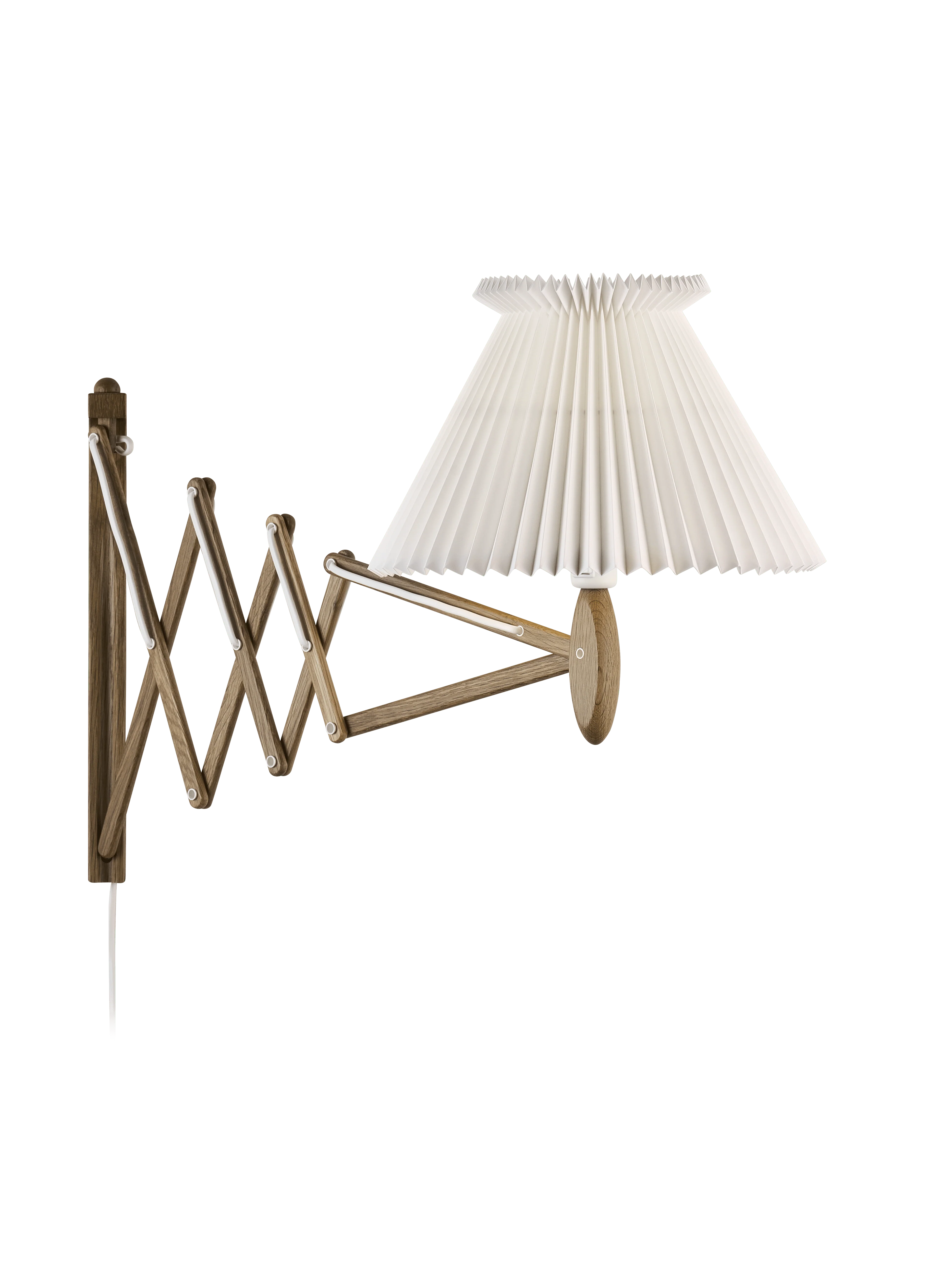 Lampa ścienna MODEL 234 6/21 SAX biały z ciemną dębową podstawą - Image 7