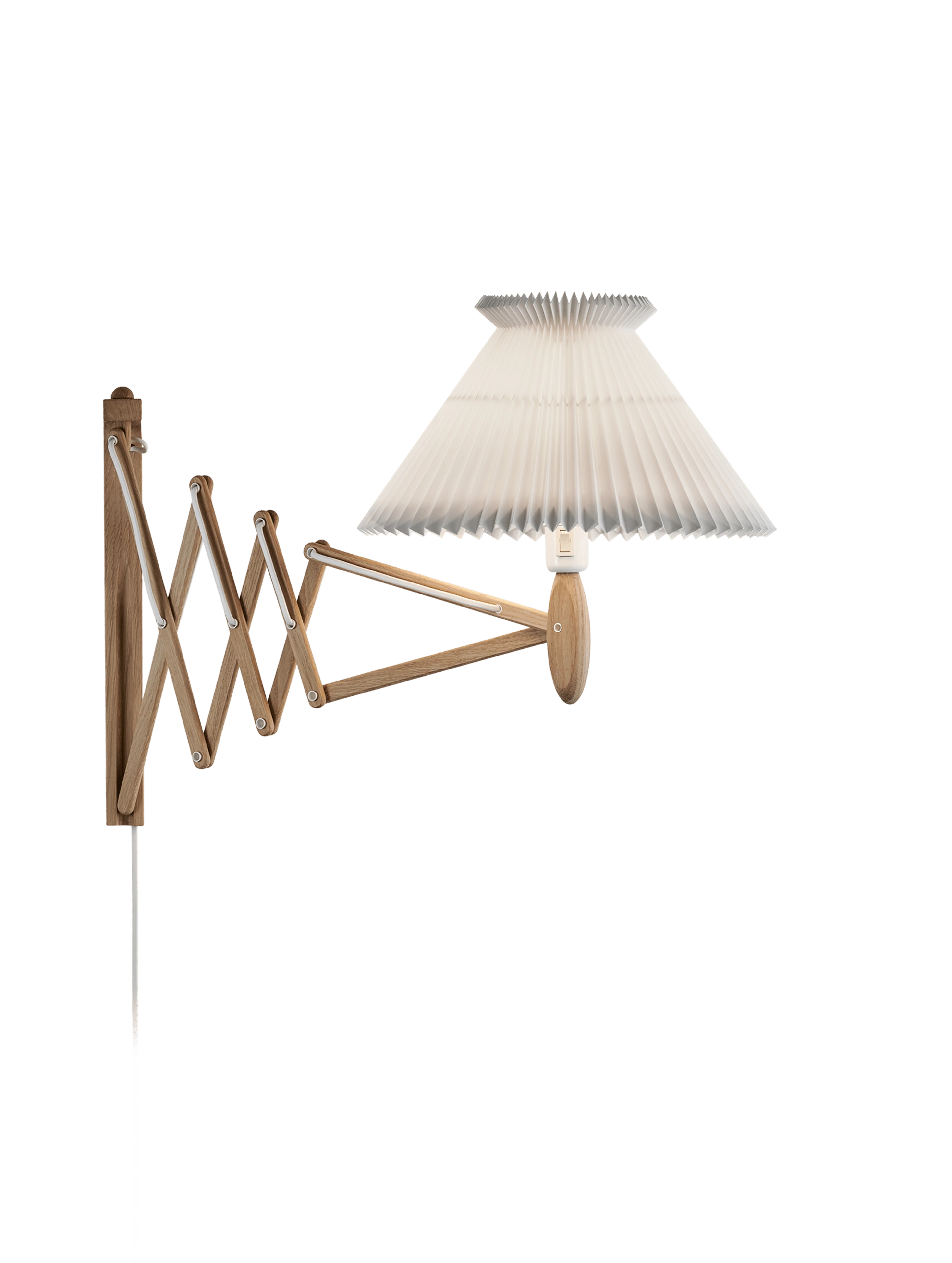 Lampa ścienna MODEL 234 6/21 SAX biały z jasną dębową podstawą - Image 10