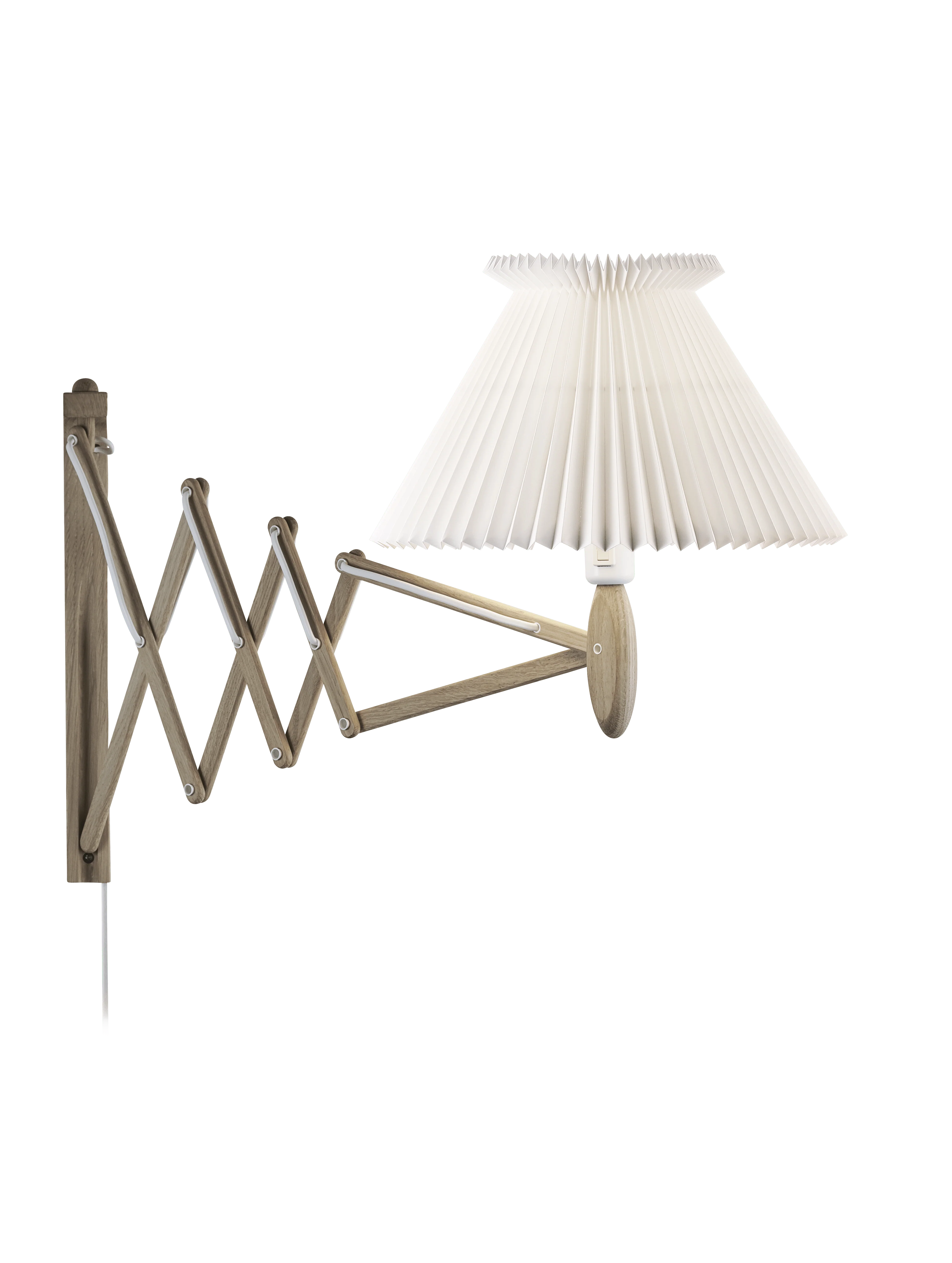 Lampa ścienna MODEL 234 6/21 SAX biały z jasną dębową podstawą - Image 4