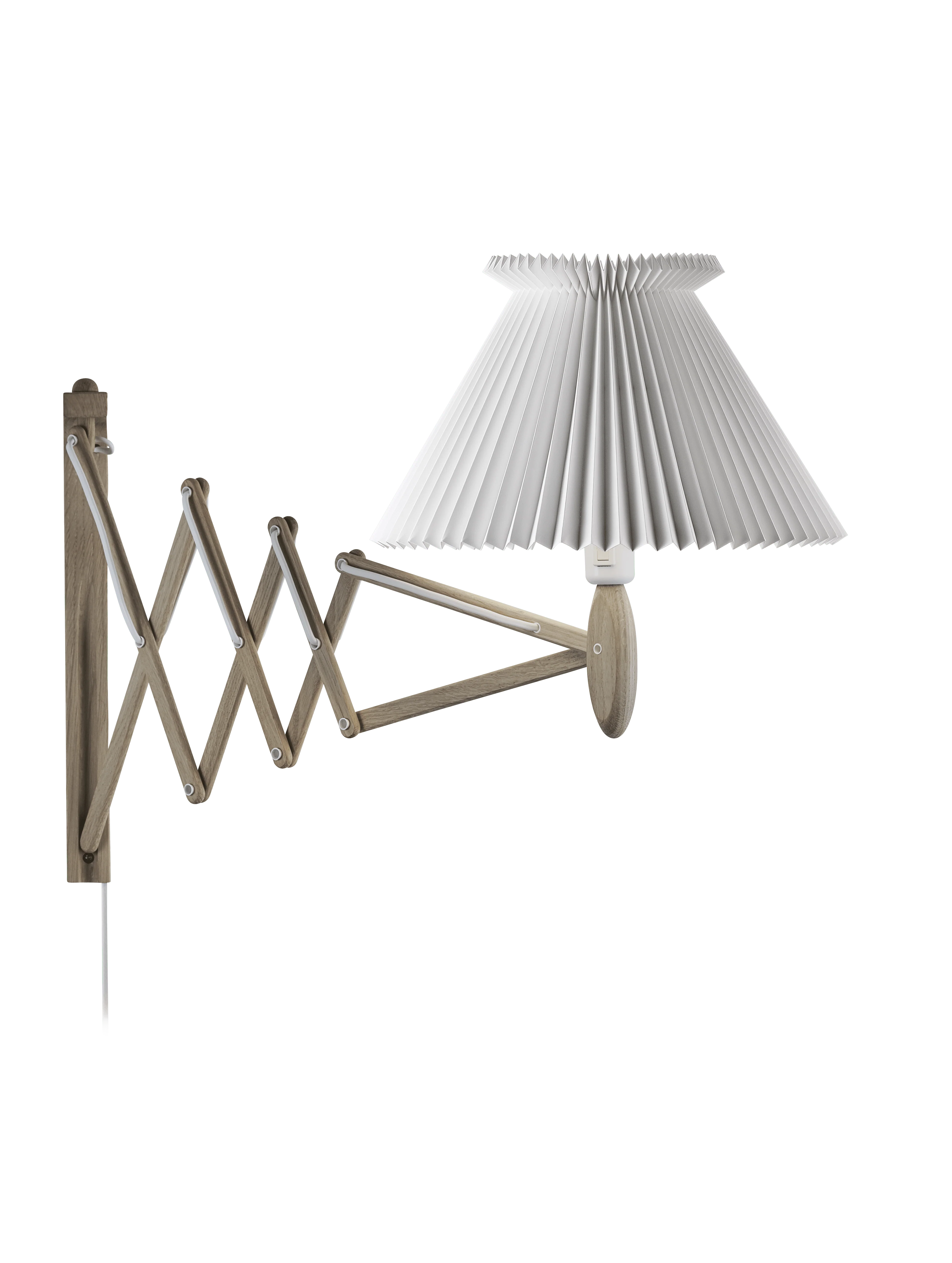 Lampa ścienna MODEL 234 6/21 SAX biały z jasną dębową podstawą - Image 5