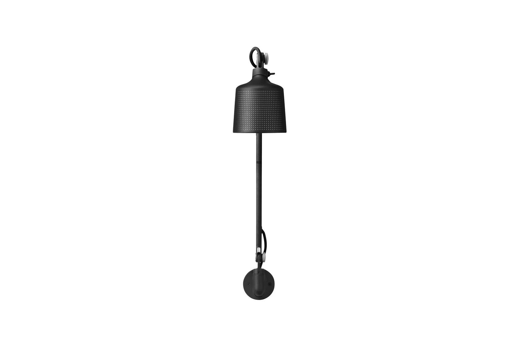 Lampa ścienna na wysięgniku 522 czarny metal - Image 11