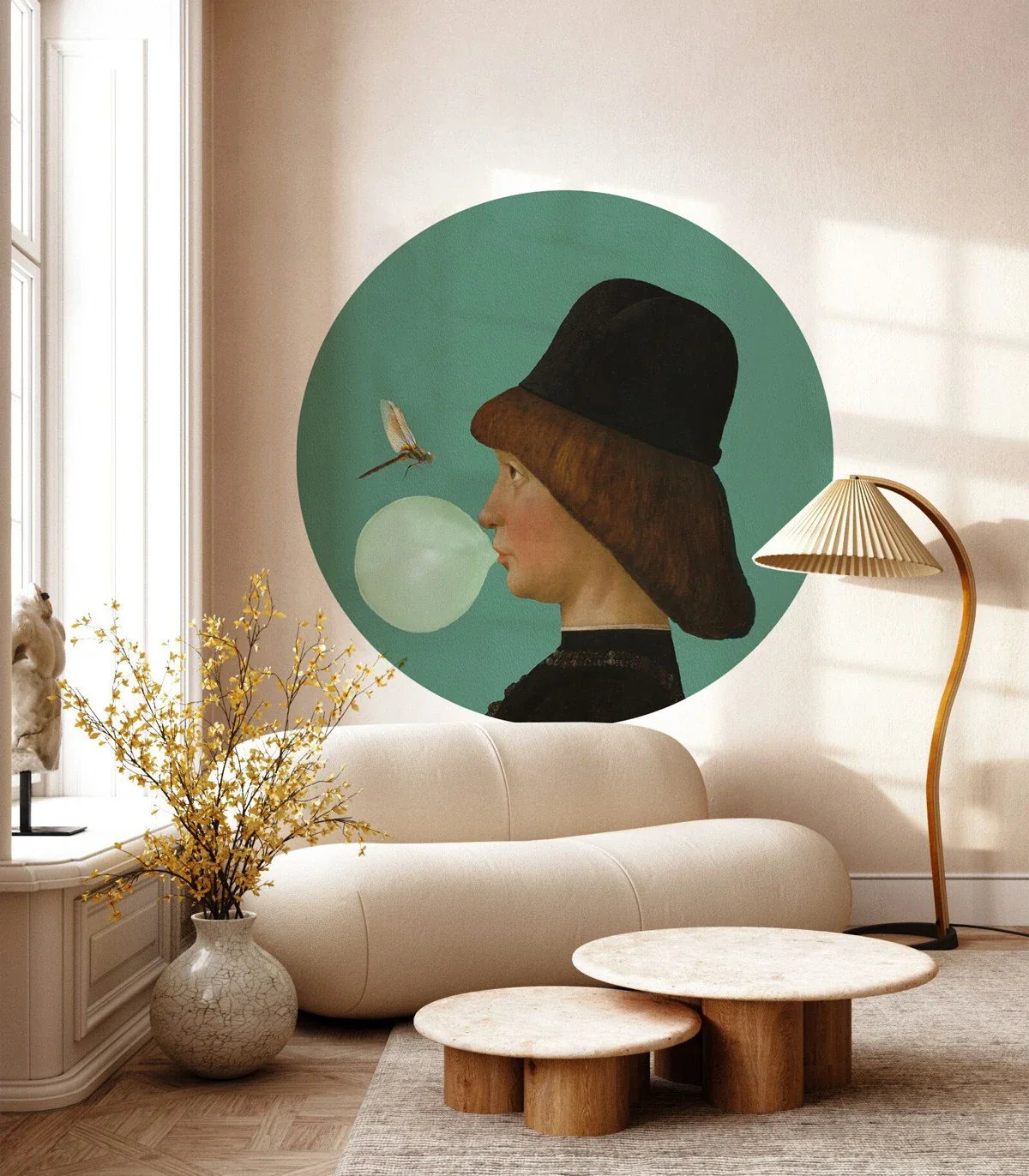 Lampa ścienna DOTS LIGHTING - BOY AND DRAGONFLY zielony - Image 4